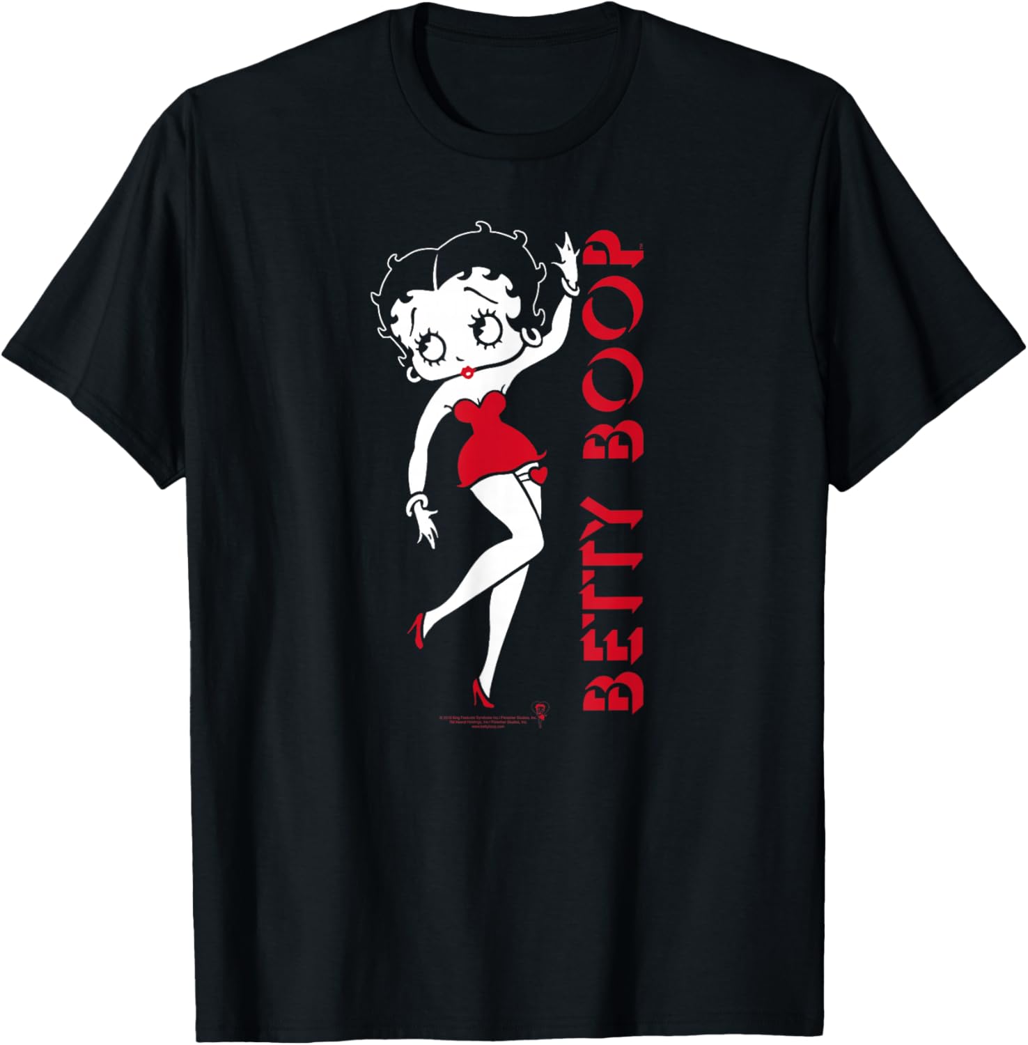 Betty Boop Classic Pose T-Shirt - T-Shirt | Black