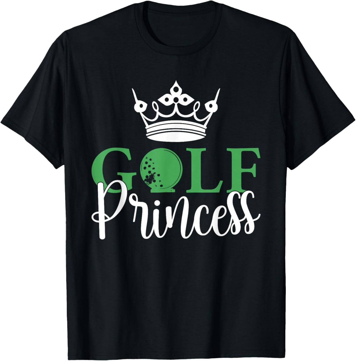 Golf Princess Golfing T-Shirt - T-Shirt | Black