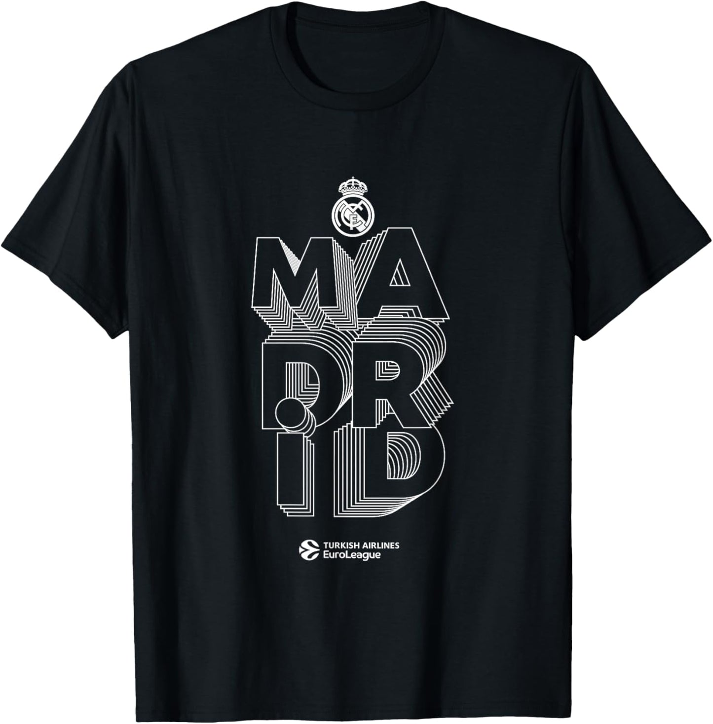 Real Madrid Collection WhiteLogo T-Shirt - T-Shirt | Black