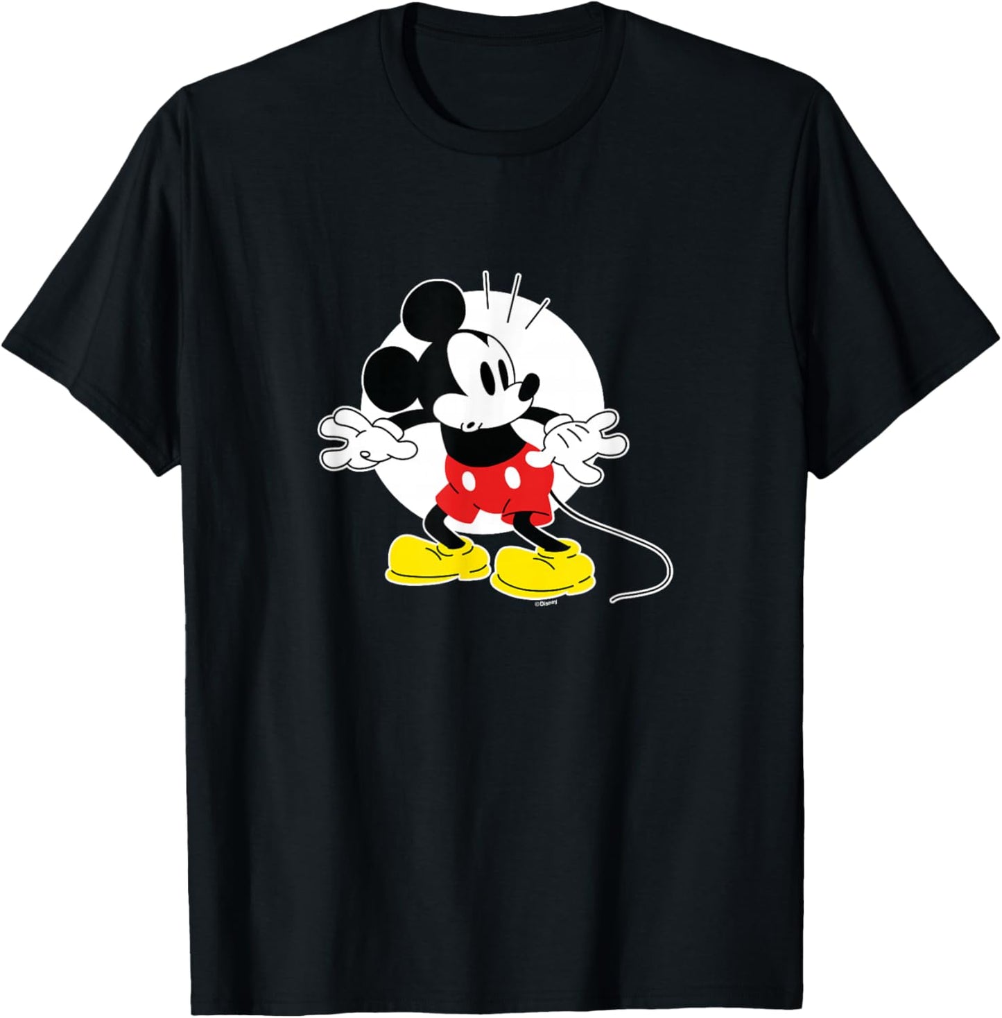Disney - Mickey Surprised T-Shirt - T-Shirt | Black