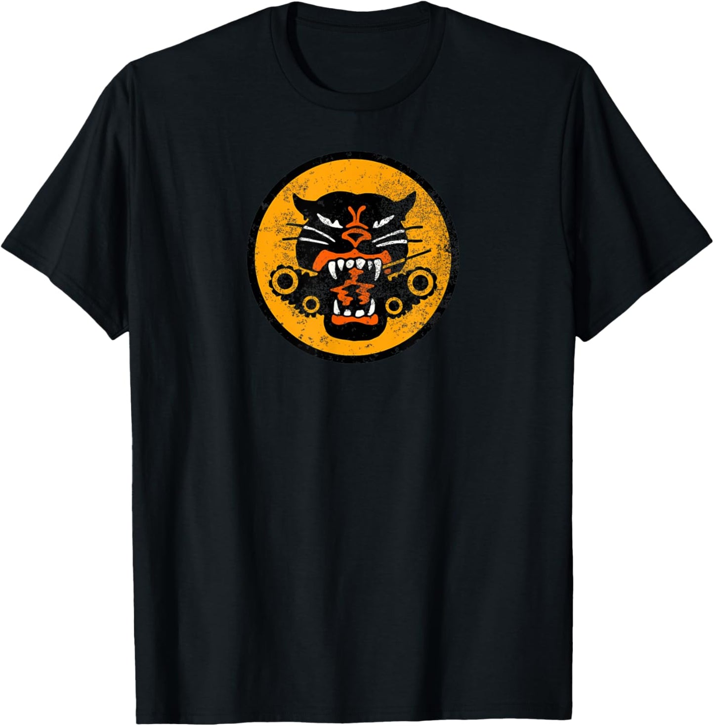 Tank Destroyer Battalion Patch (distressed) T-Shirt - T-Shirt | Black