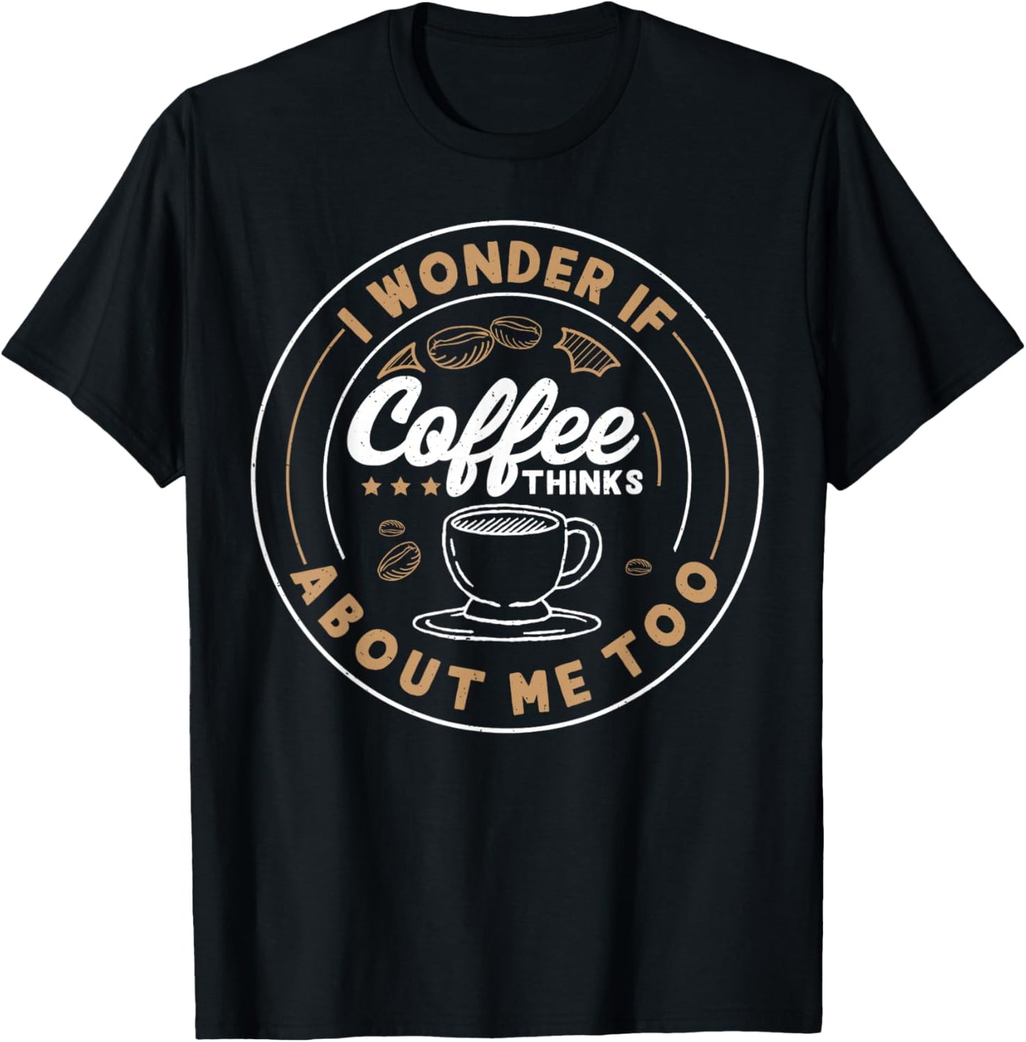 Coffee Design For Coffee Lover T-Shirt - T-Shirt | Black
