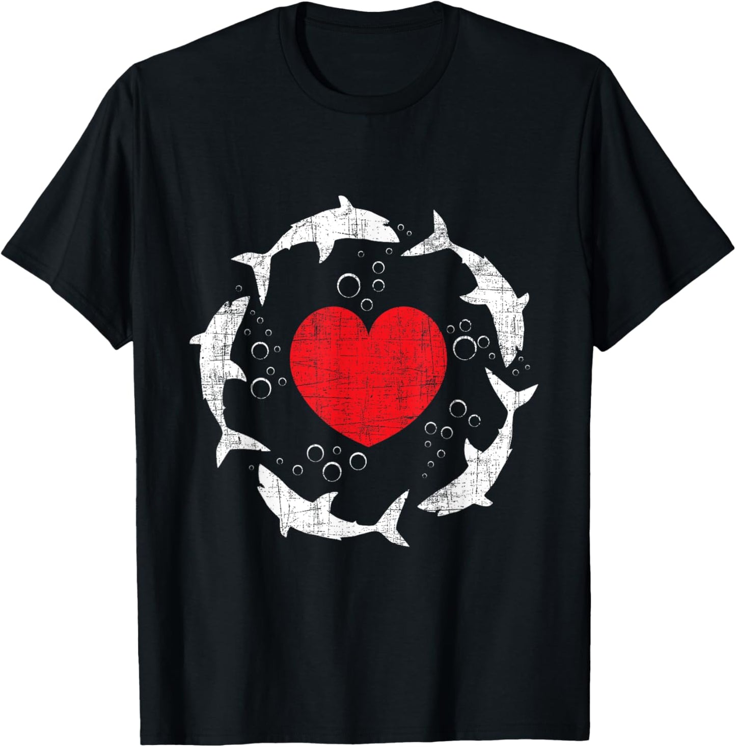 Shark Family - Marine Biologist Shark Lovers Wildlife T-Shirt - T-Shirt | Black
