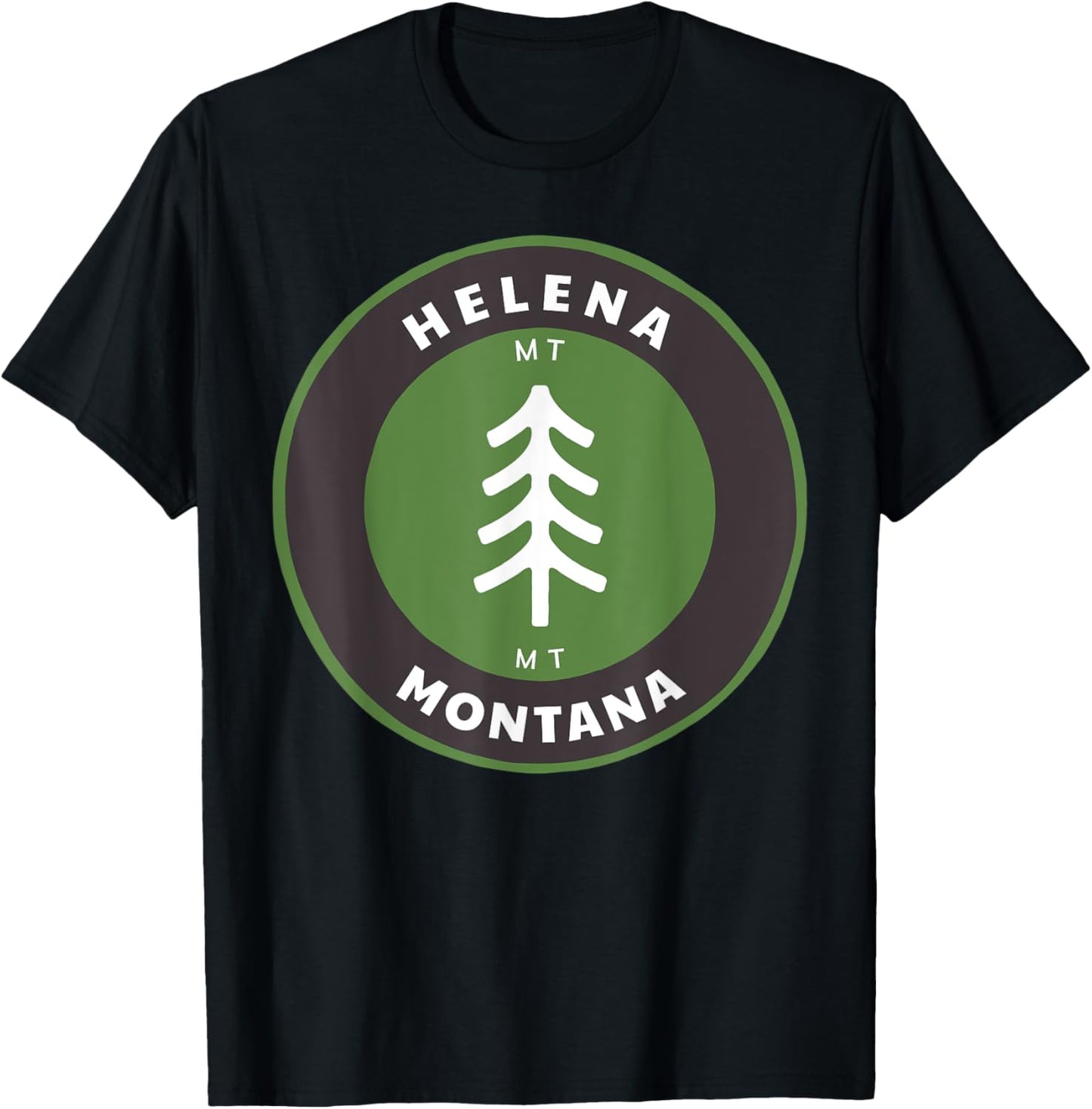 Helena Montana Outdoors MT Forest Badge T-Shirt - T-Shirt | Black