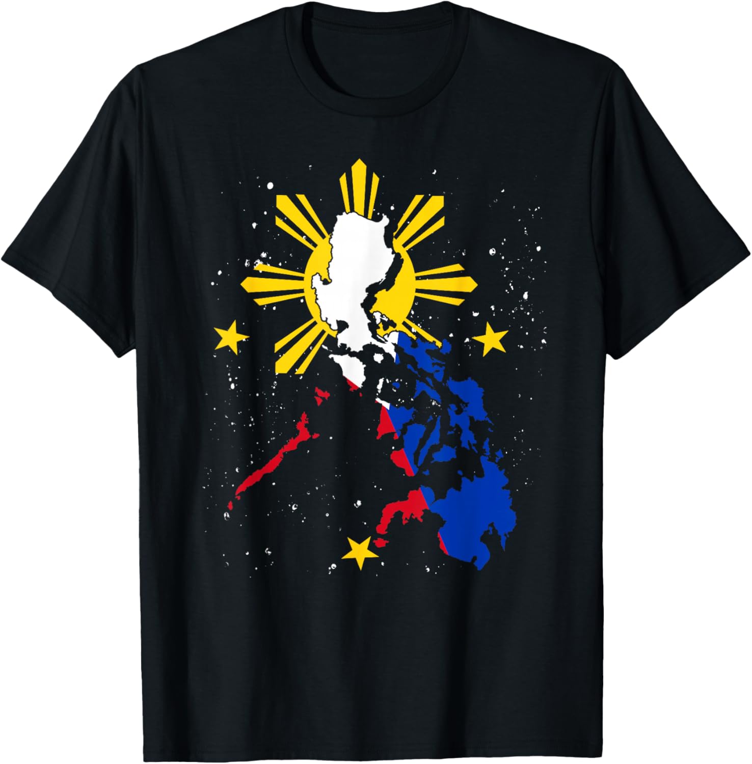 Philippines Flag Filipino Pride Pinoy Heritage Philippines T-Shirt - T-Shirt | Black