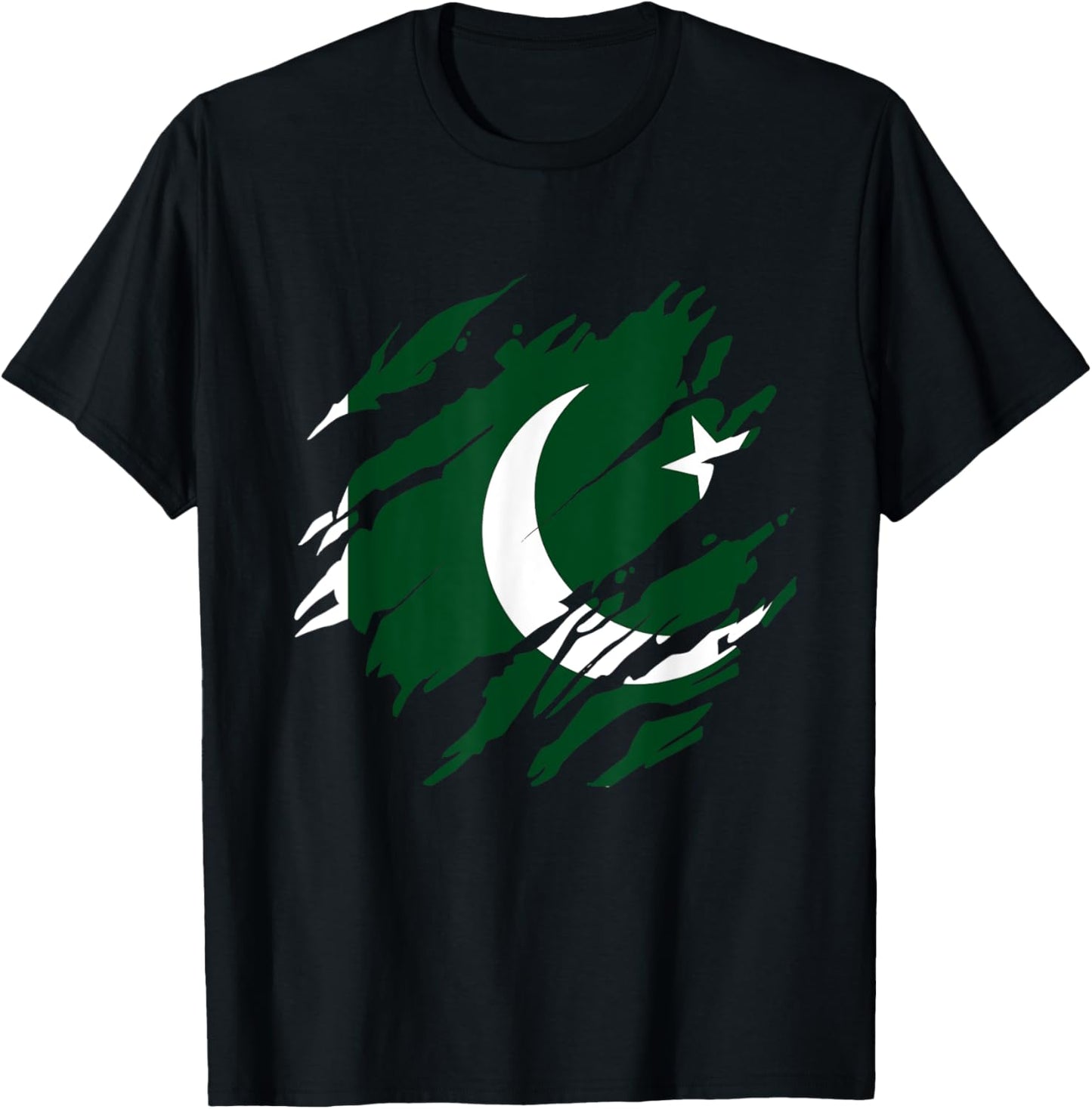 Pakistani Flag Pakistan T-Shirt - T-Shirt | Black