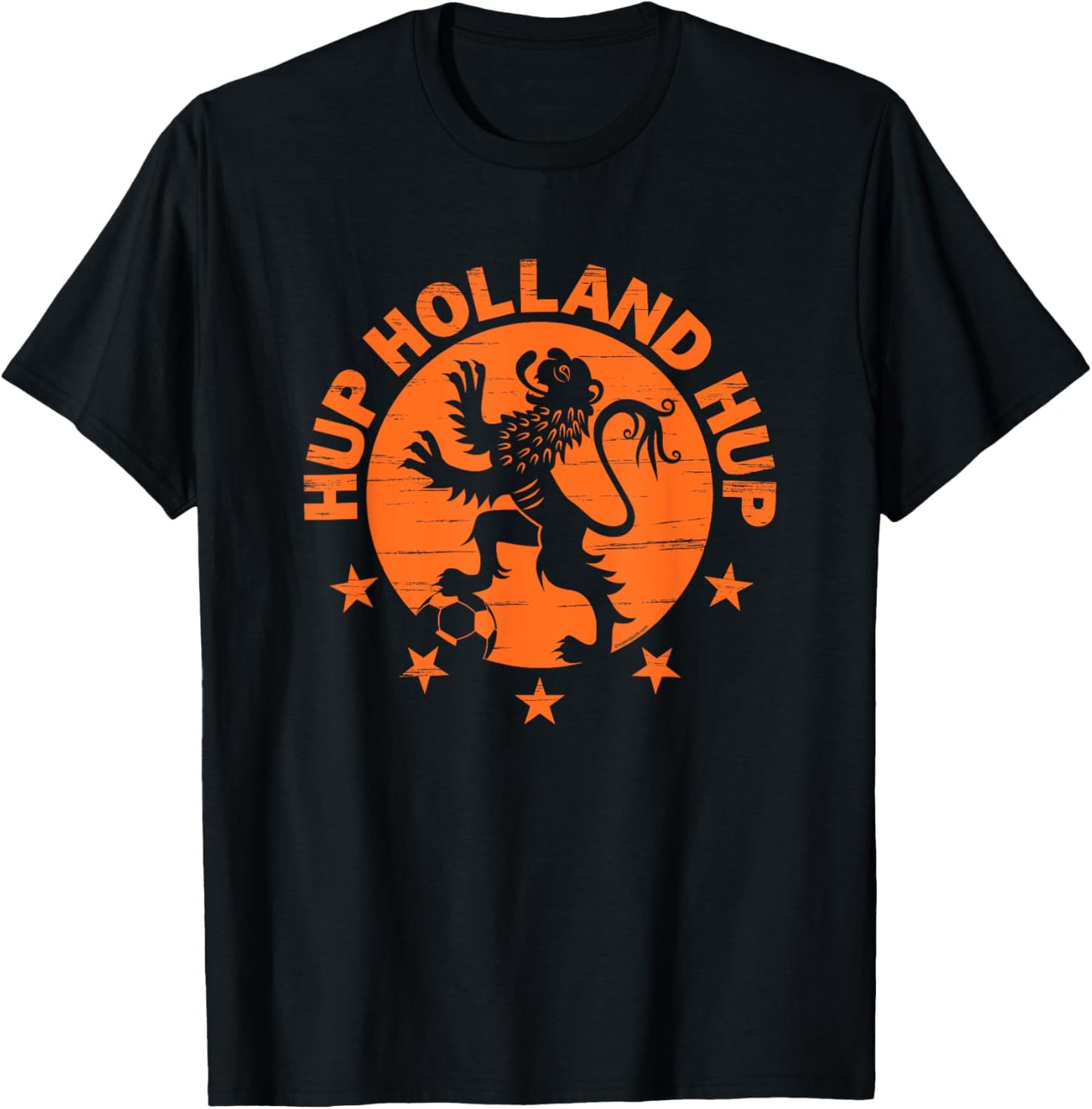 Netherlands Shirt Women Men Dutch Soccer Hup Holland Oranje T-Shirt - T-Shirt | Black