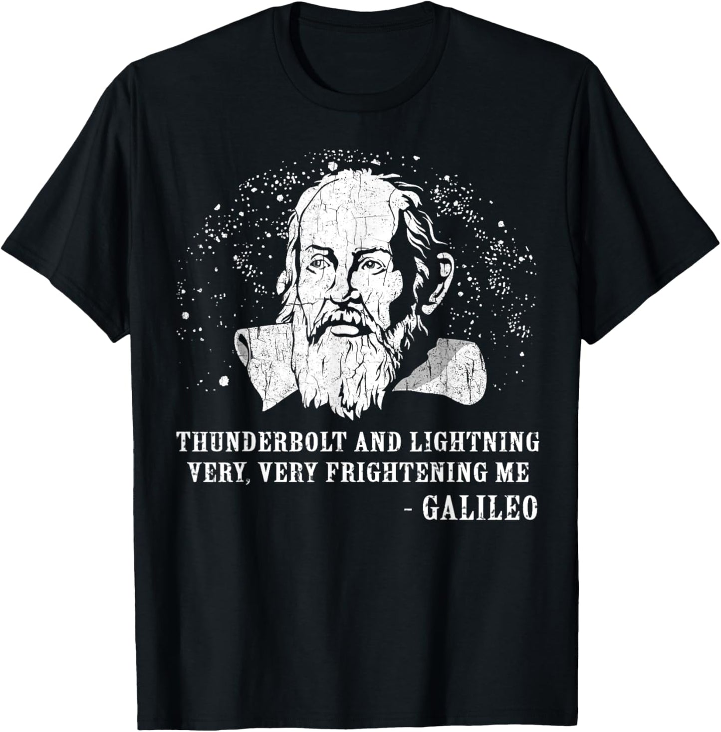 Thunderbolt and Lightning Galileo Retro Very Frightening Me T-Shirt - T-Shirt | Black