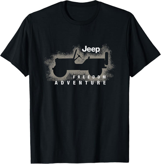Jeep Willys Freedom T-Shirt - T-Shirt | Black