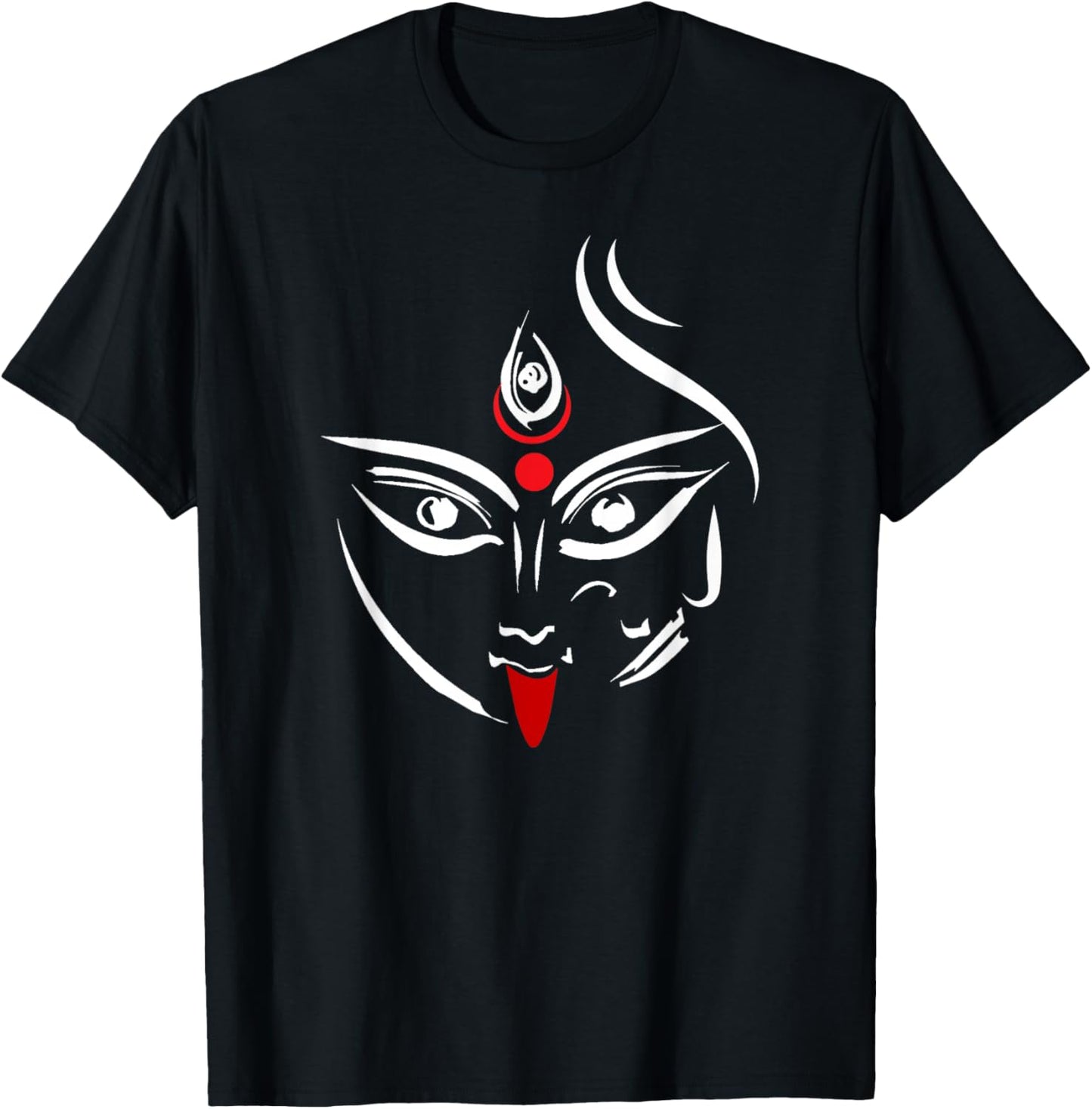 Kali Goddess Deity Indian India Hindu yoga Puja Kali T-Shirt - T-Shirt | Black