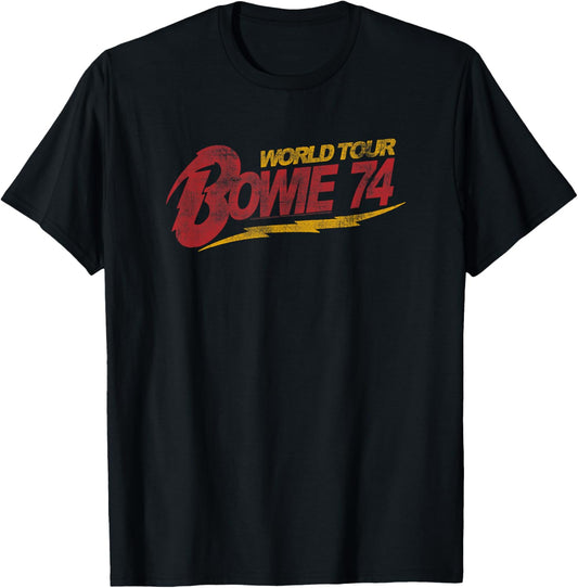 David Bowie - Retro '74 T-Shirt - T-Shirt | Black