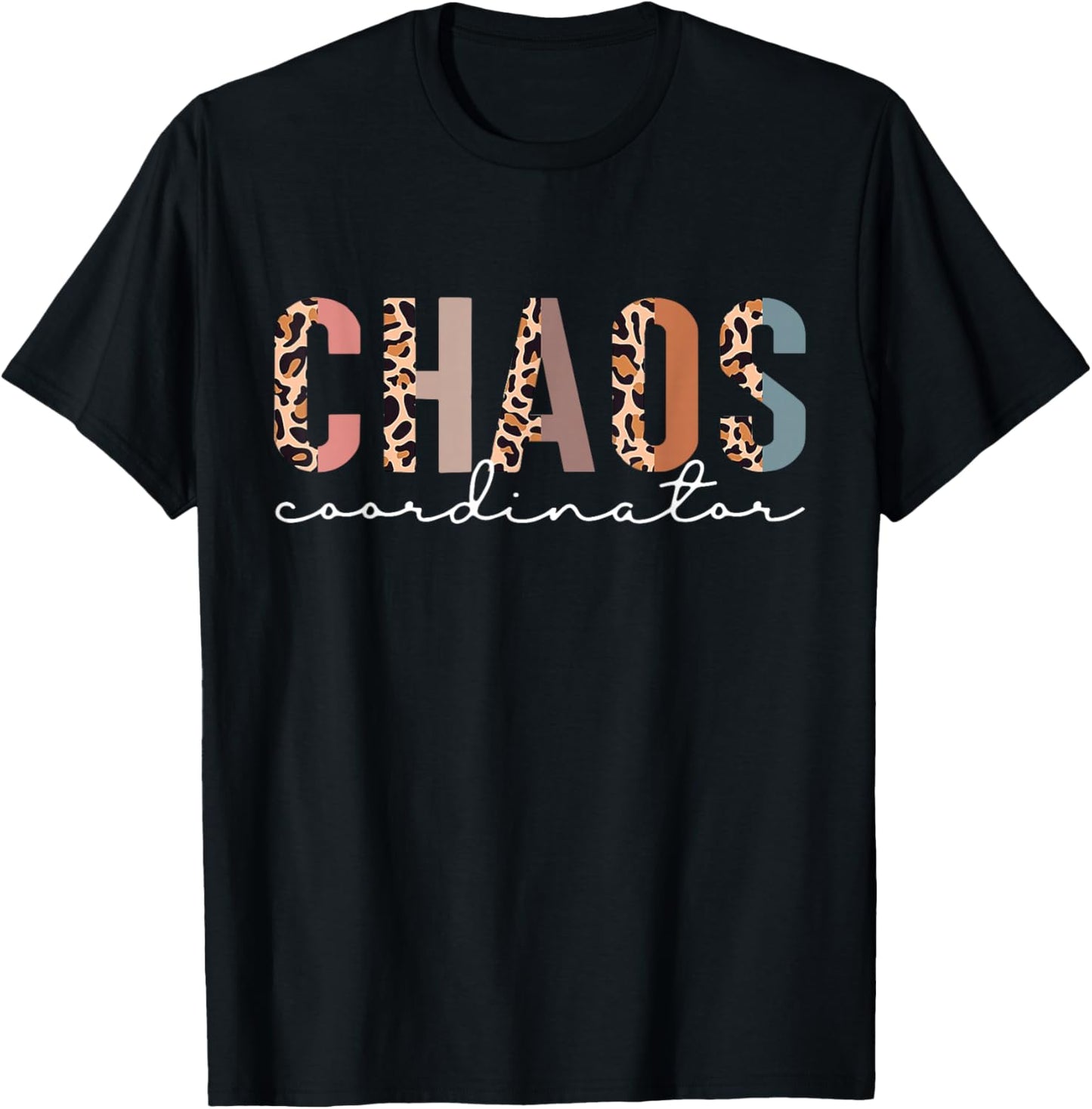 Chaos Coordinator Leopard T-Shirt - T-Shirt | Black