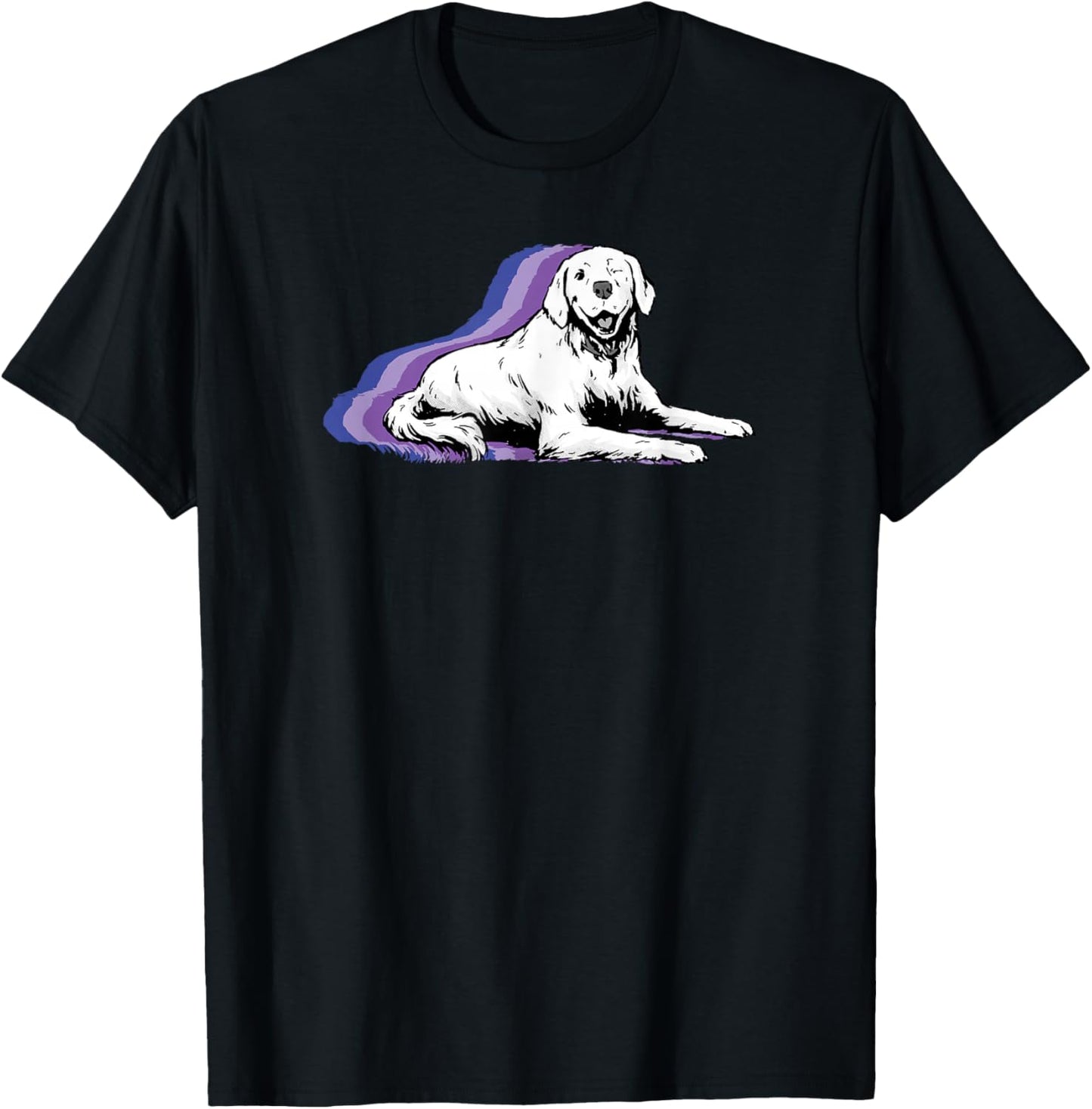 Marvel Hawkeye Disney Plus Lucky Afterimage T-Shirt - T-Shirt | Black