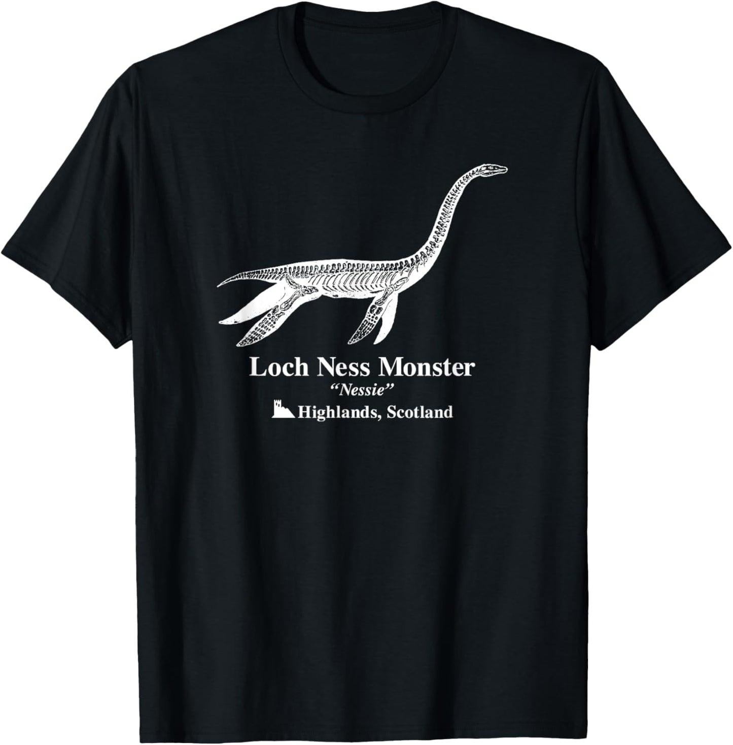 Trendy Loch Ness Monster Nessie Cryptozoology T-Shirt - T-Shirt | Black