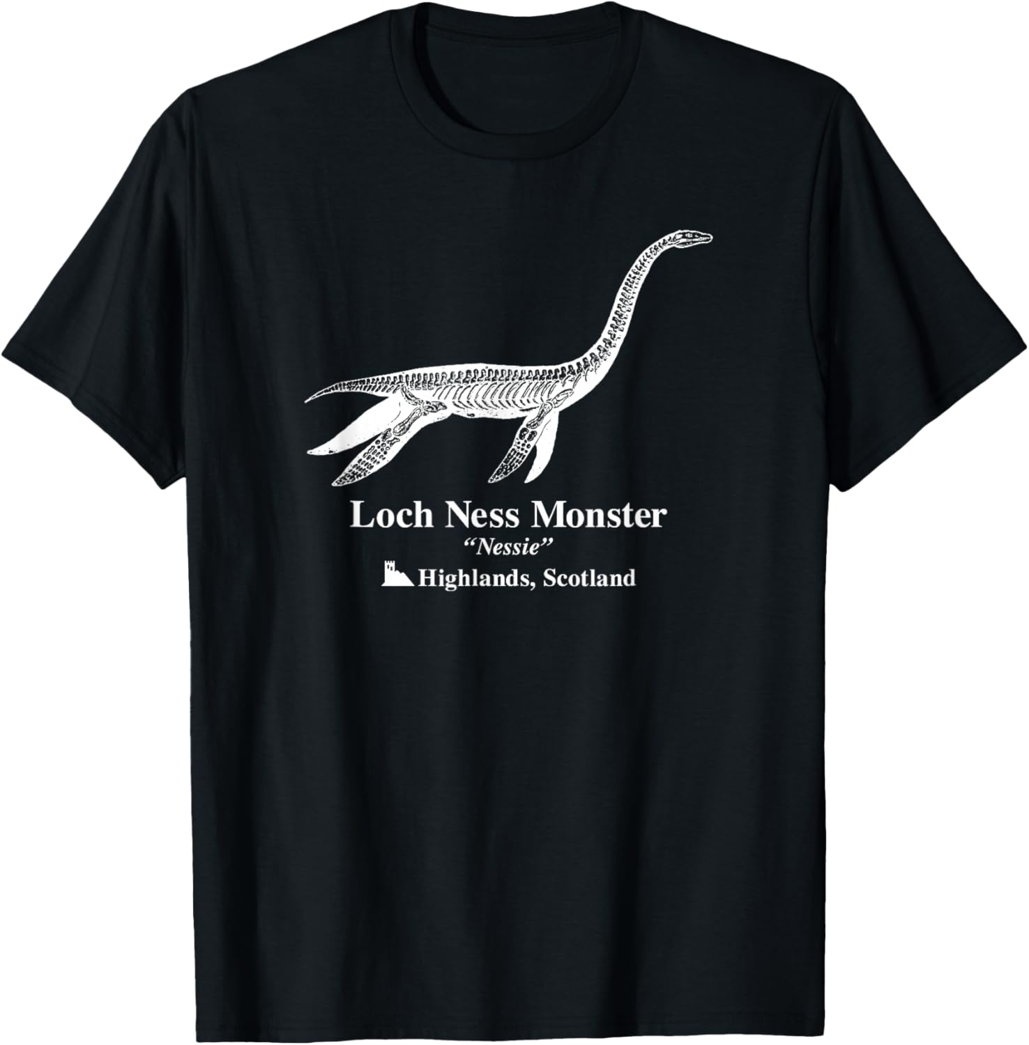 Trendy Loch Ness Monster Nessie Cryptozoology T-Shirt - T-Shirt | Black