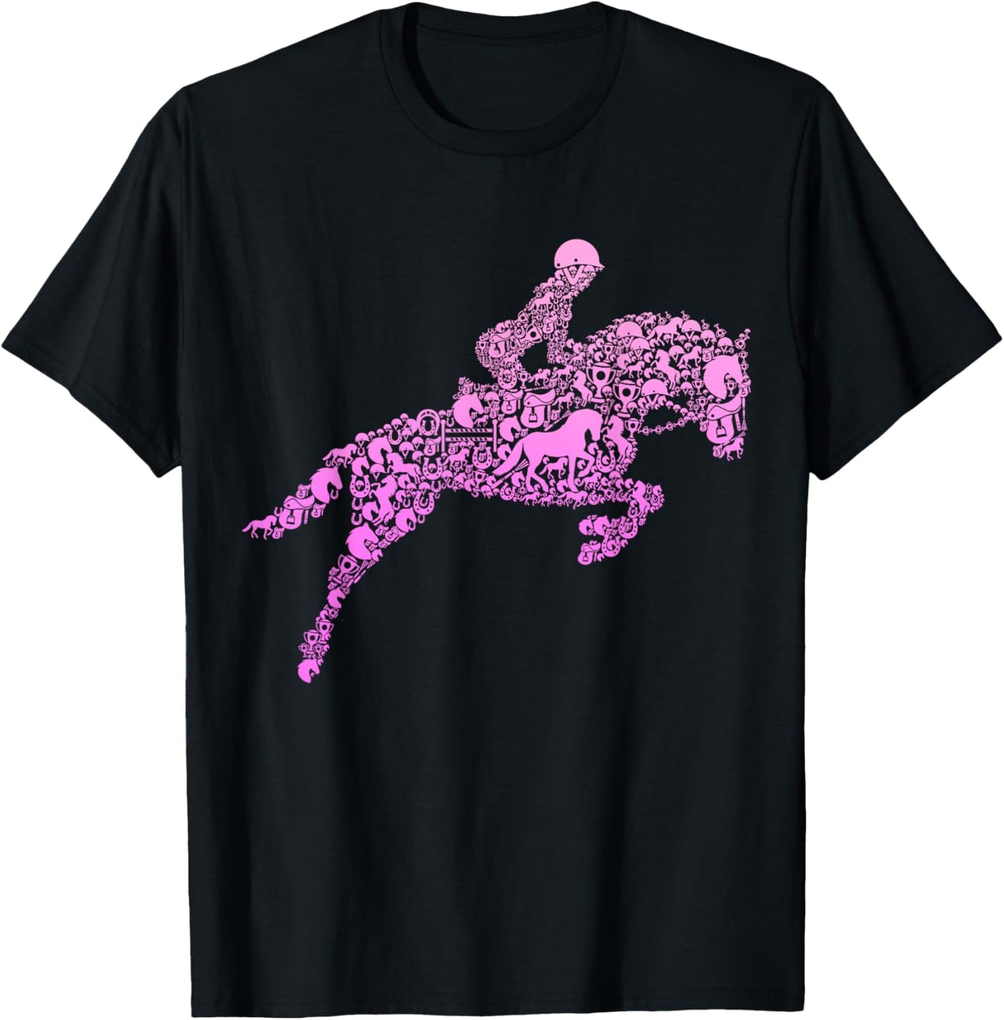 Horse Lover Girl Horseback Riding Women T-Shirt - T-Shirt | Black