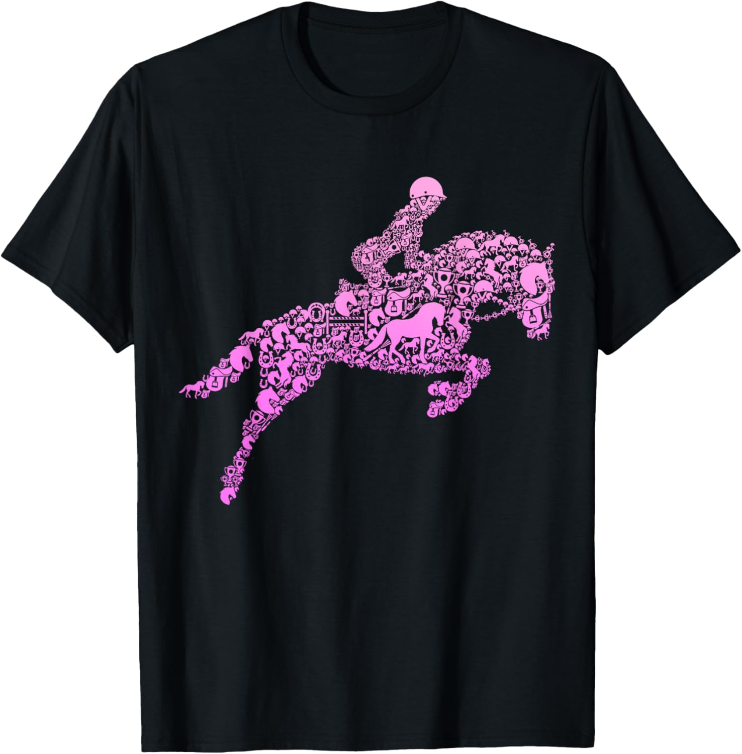 Horse Lover Girl Horseback Riding Women T-Shirt - T-Shirt | Black