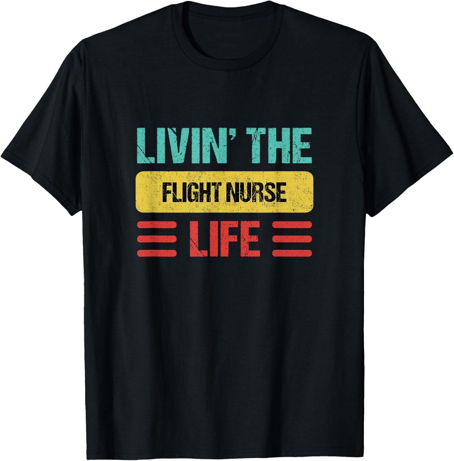 Flight Nurse T-Shirt - T-Shirt | Black