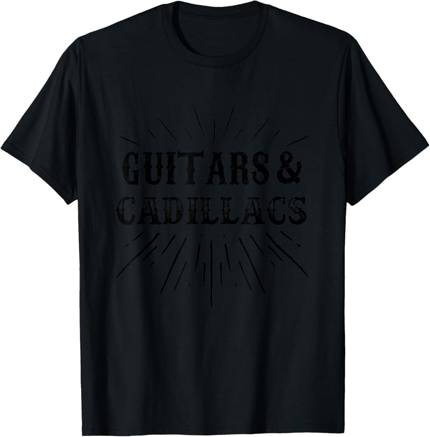 Guitars & Cadillacs T-Shirt - T-Shirt | Black