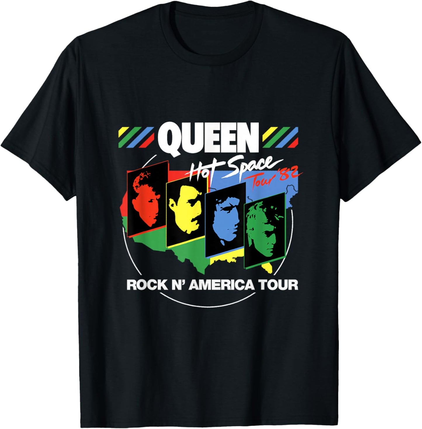 Queen Hot Space T-Shirt - T-Shirt | Black