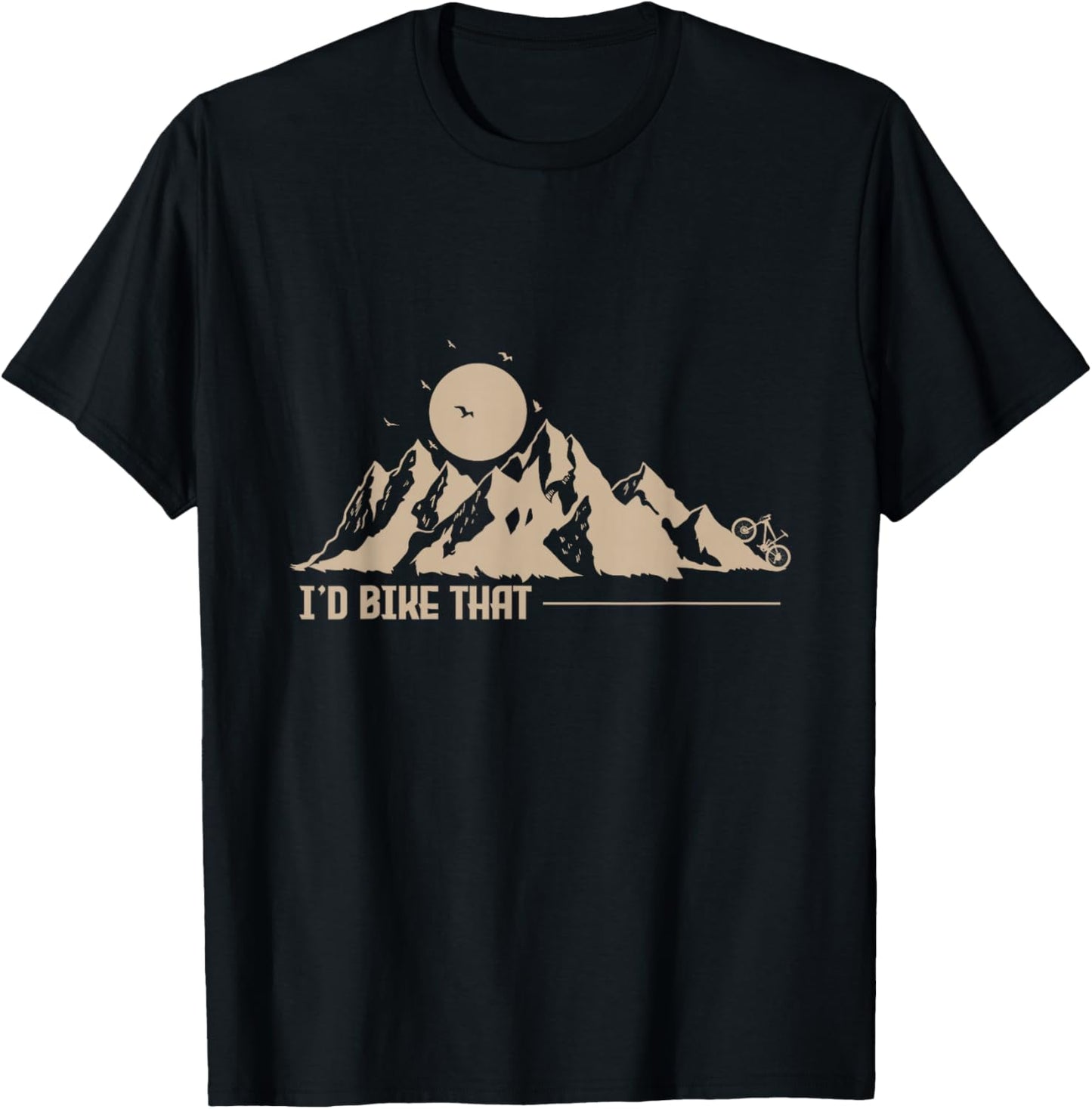 I'd Bike That Cycling T-Shirt - T-Shirt | Black