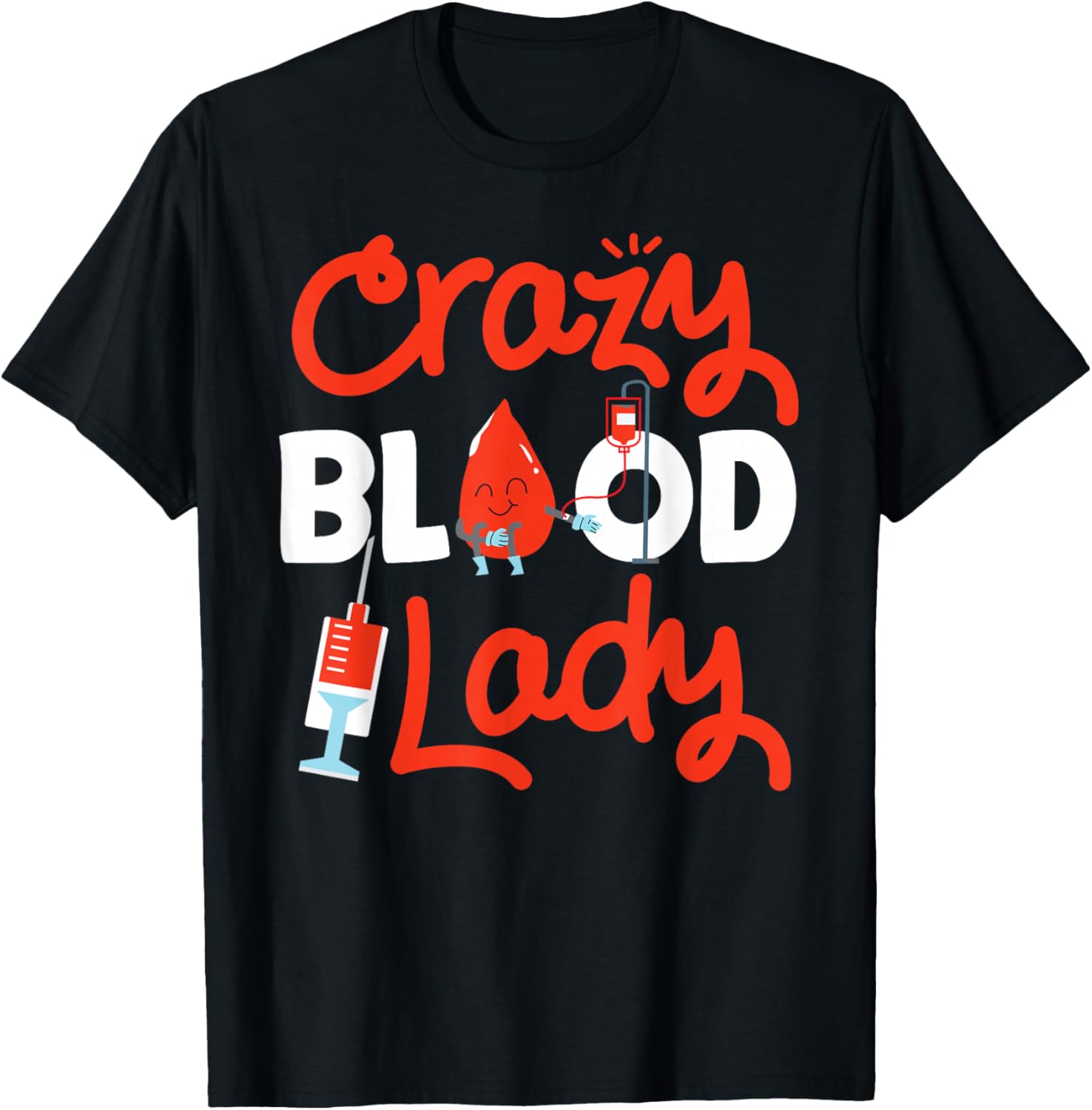 Phlebotomist Tech Technician blood T-Shirt - T-Shirt | Black