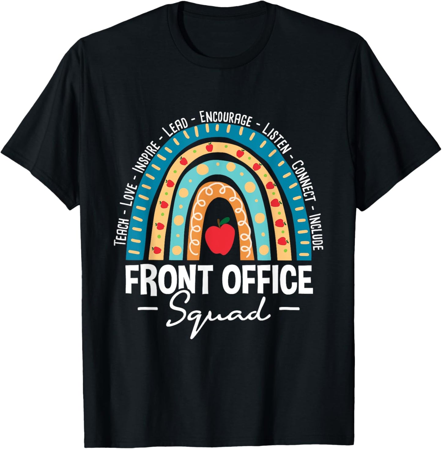 Front Office Squad - School Admin Administrative Assistant T-Shirt - T-Shirt | Black