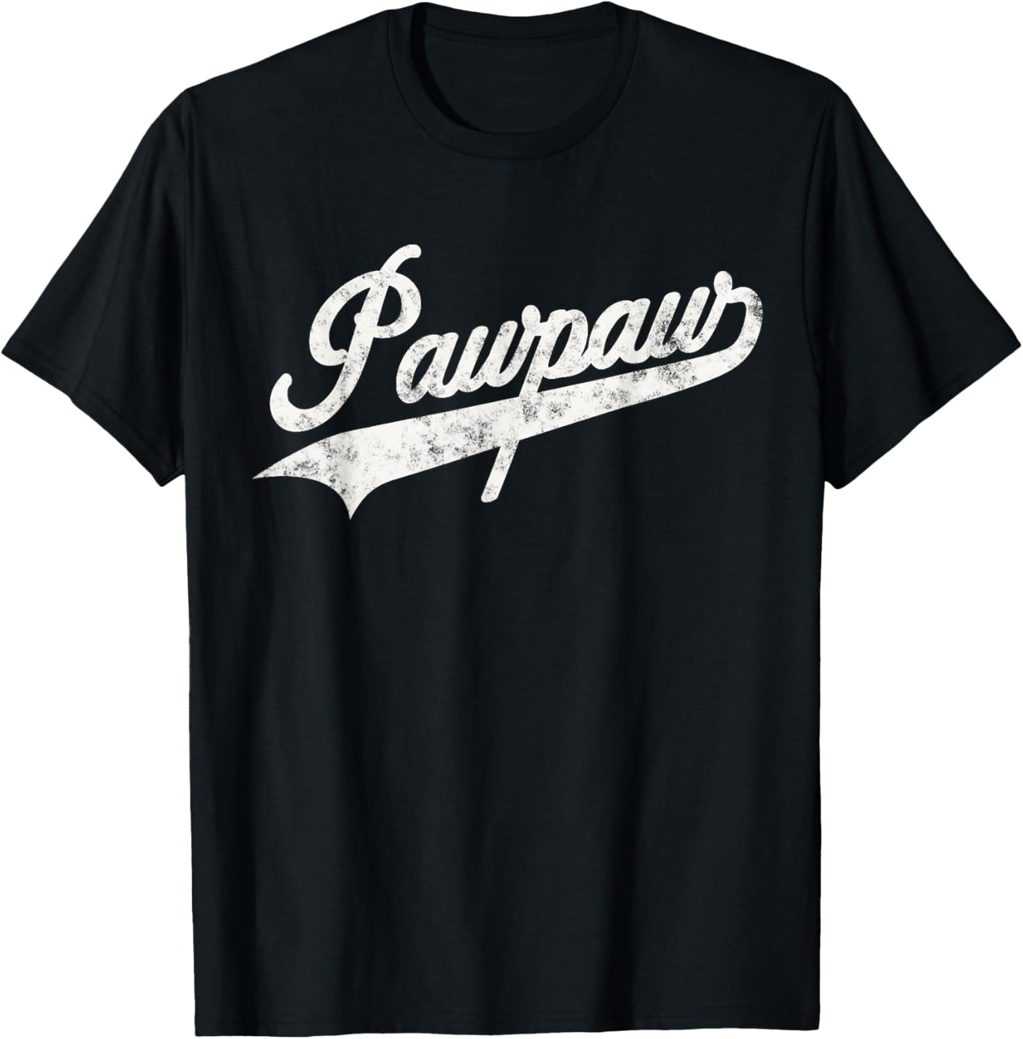 Pawpaw Vintage Retro Style Father’s day Gift Dad Grandpa T-Shirt - T-Shirt | Black