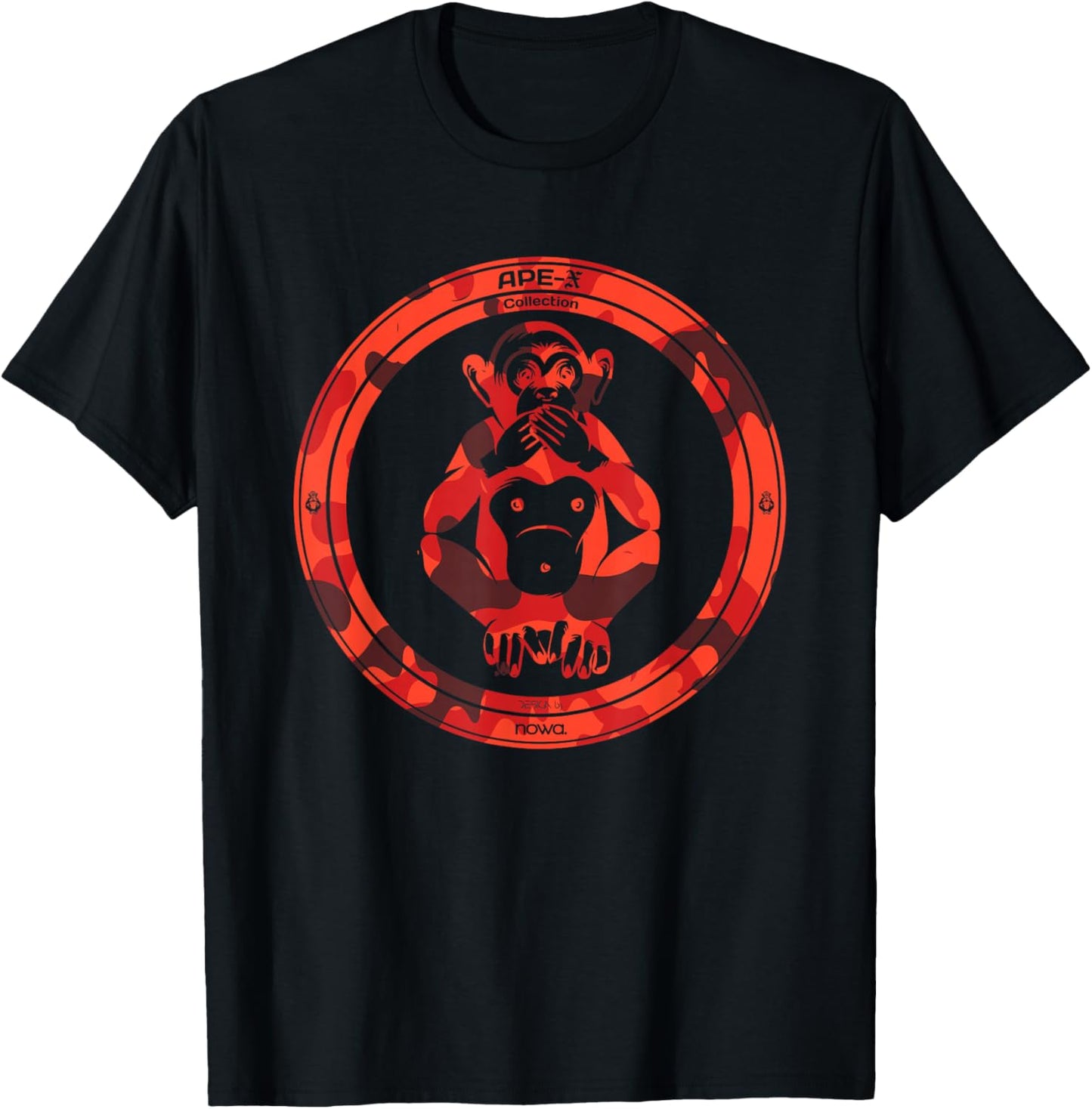 MILITARY CAMOUFLAGE APE-X COLLECTION SAY NOTHING VII of VII T-Shirt - T-Shirt | Black