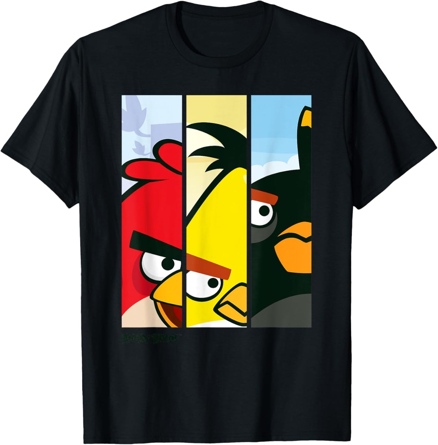 Angry Birds Flock Official Merchandise T-Shirt - T-Shirt | Black