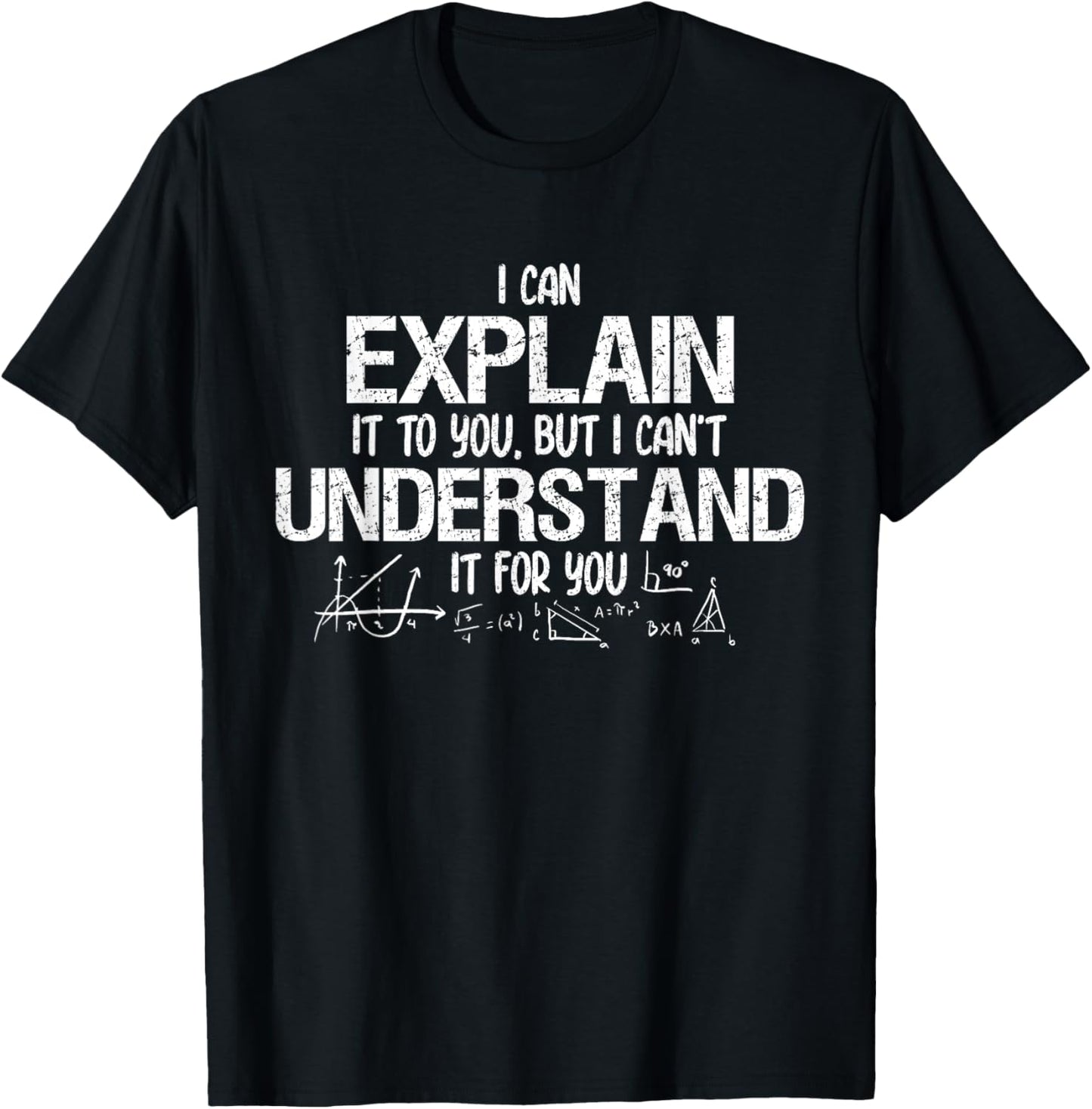 Funny Math Teacher Professor Mathematics T-Shirt - T-Shirt | Black