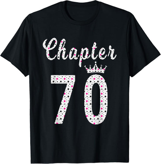 70th Birthday T-Shirt - T-Shirt | Black