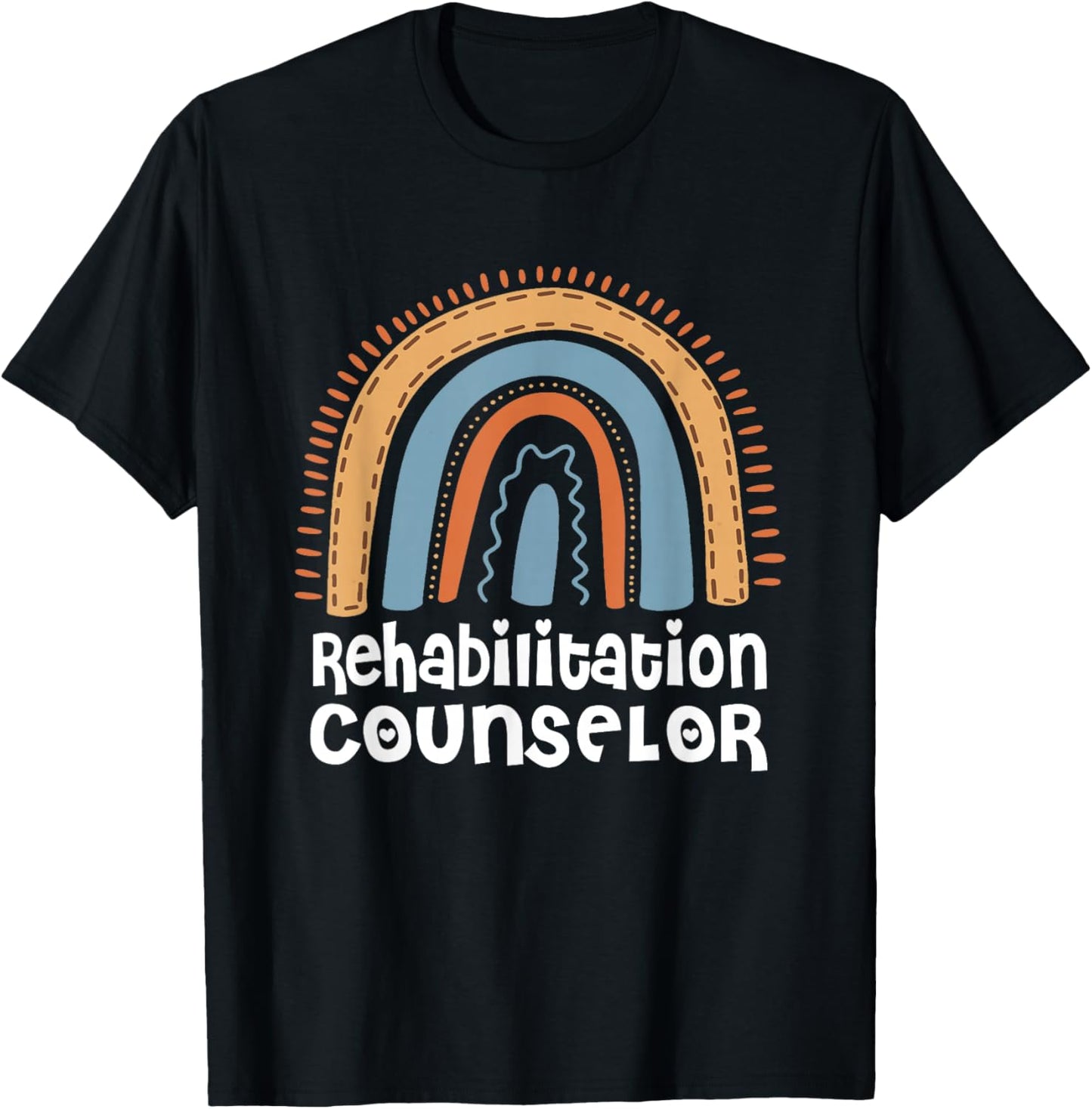 Funny Vintage - Rehabilitation Counselor T-Shirt - T-Shirt | Black
