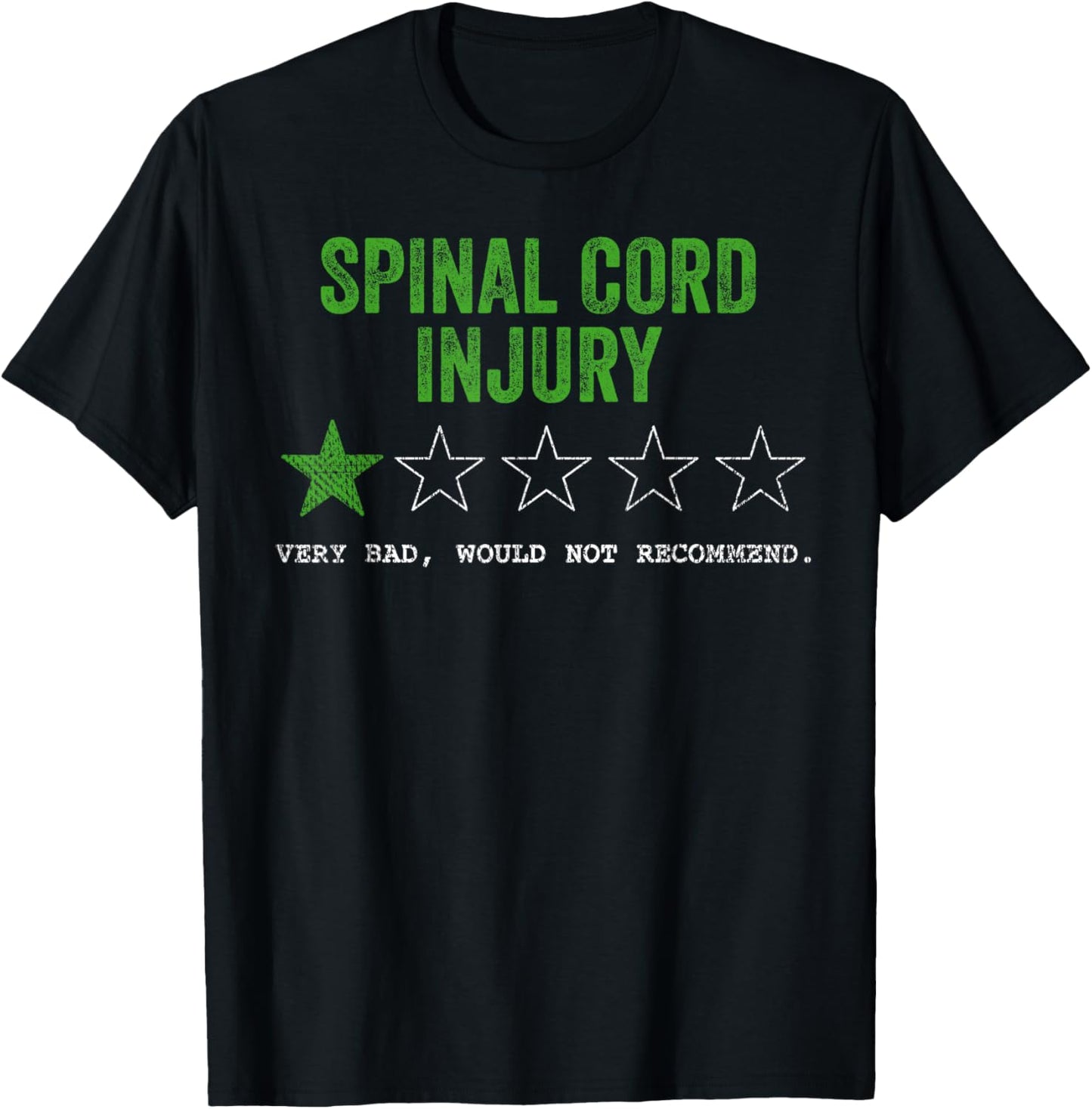 Tu Spinal Cord Injury Awareness Month Costume Ribbon T-Shirt - T-Shirt | Black