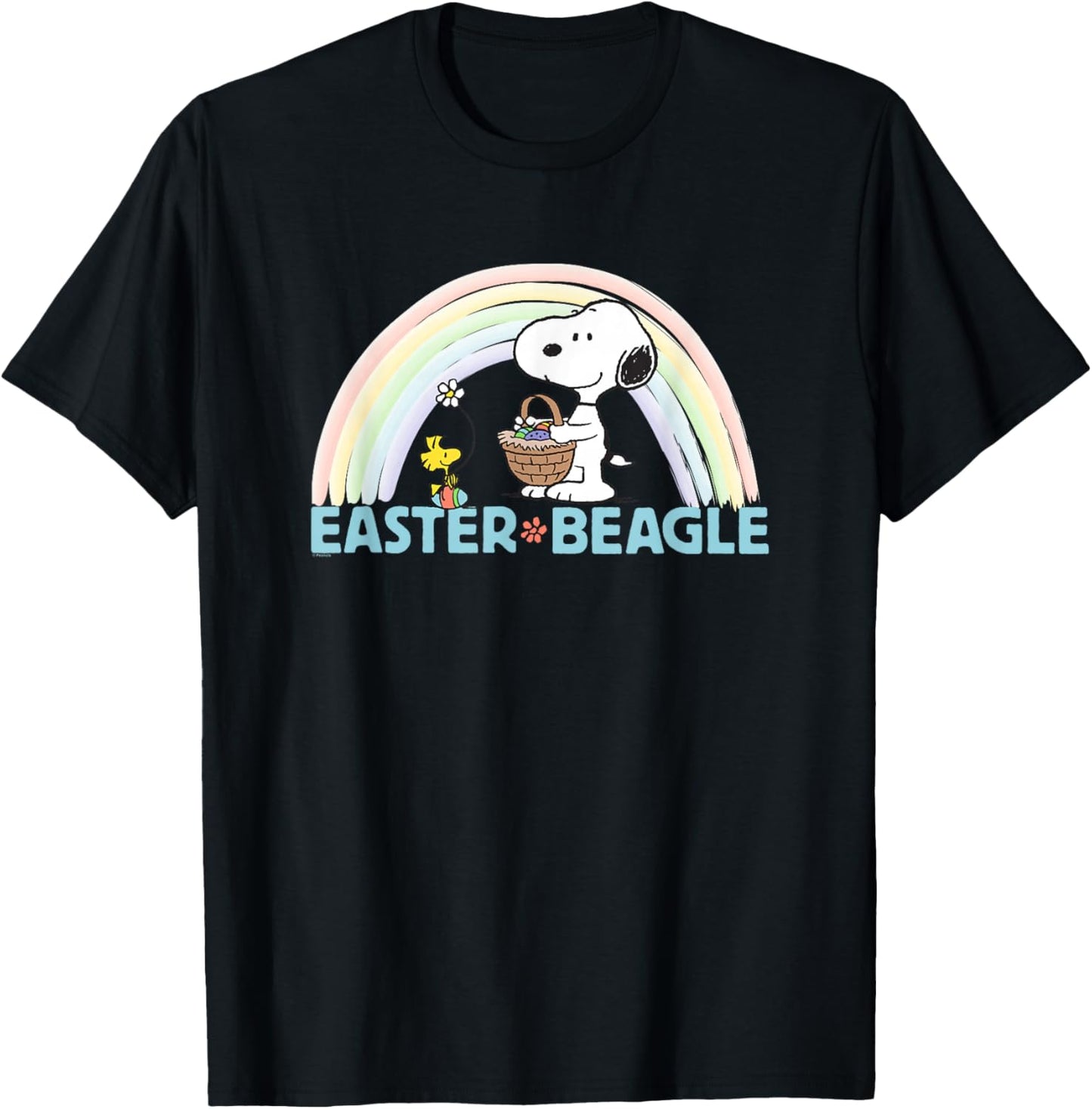 Peanuts S2:S42Easter Beagle T-Shirt - T-Shirt | Black