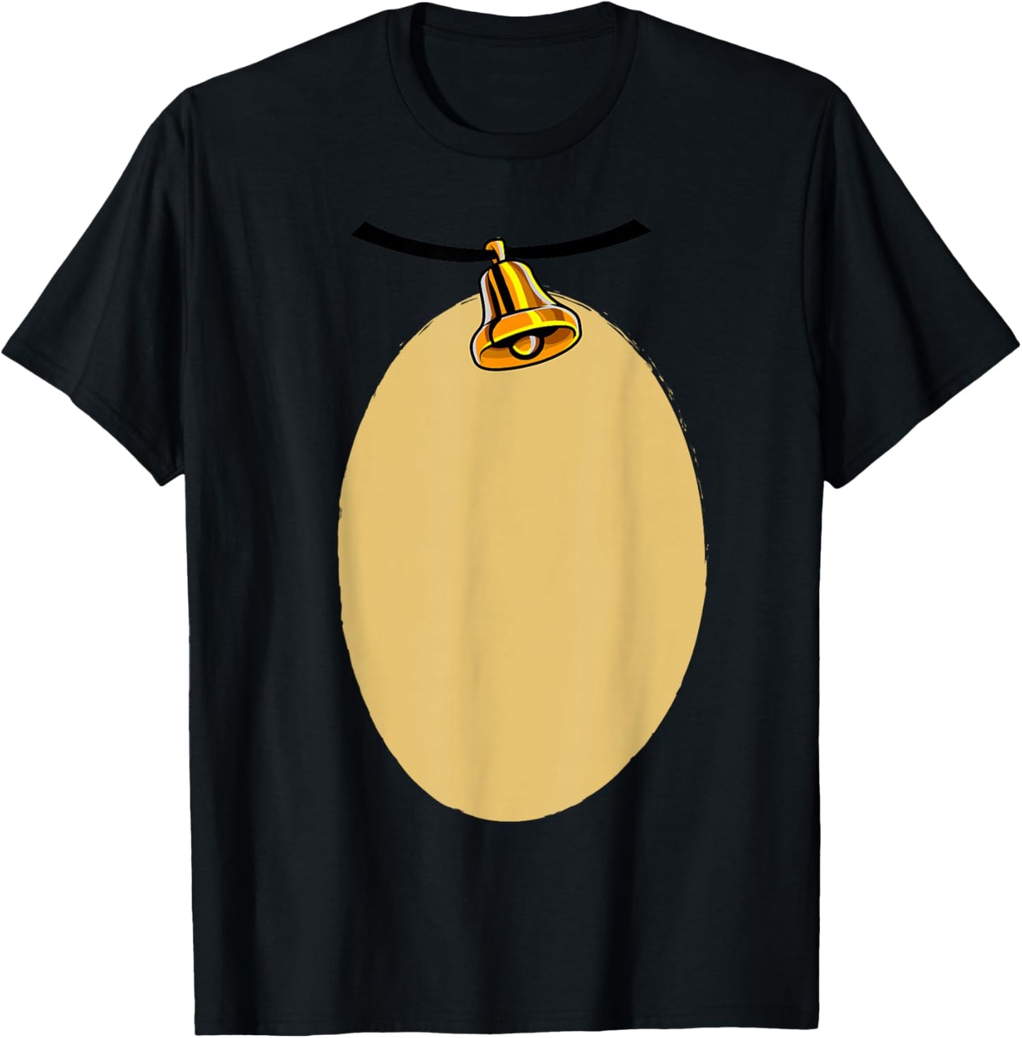 Reindeer Belly Costume Christmas Deer DIY Women Men Kids T-Shirt - T-Shirt | Black