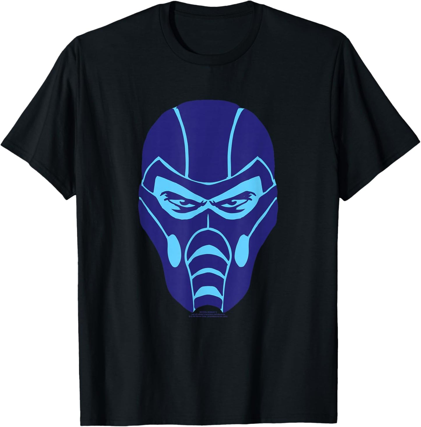 Mortal Kombat 9 Sub-Zero Face Icon T-Shirt - T-Shirt | Black