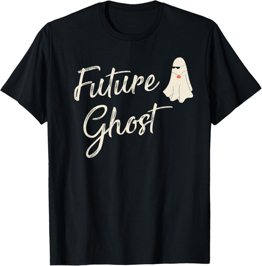 Future Ghost Funny Last Minute Retro Halloween Costume T-Shirt - T-Shirt | Black