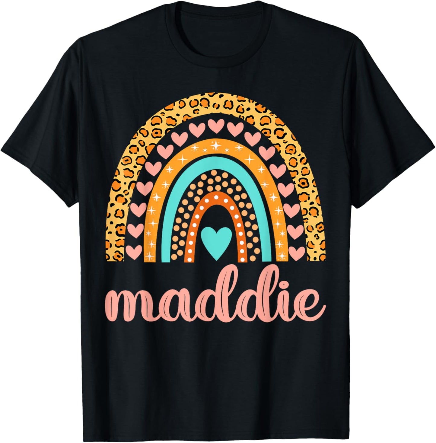 Maddie Maddie Name Birthday Shirt Gift T-Shirt - T-Shirt | Black