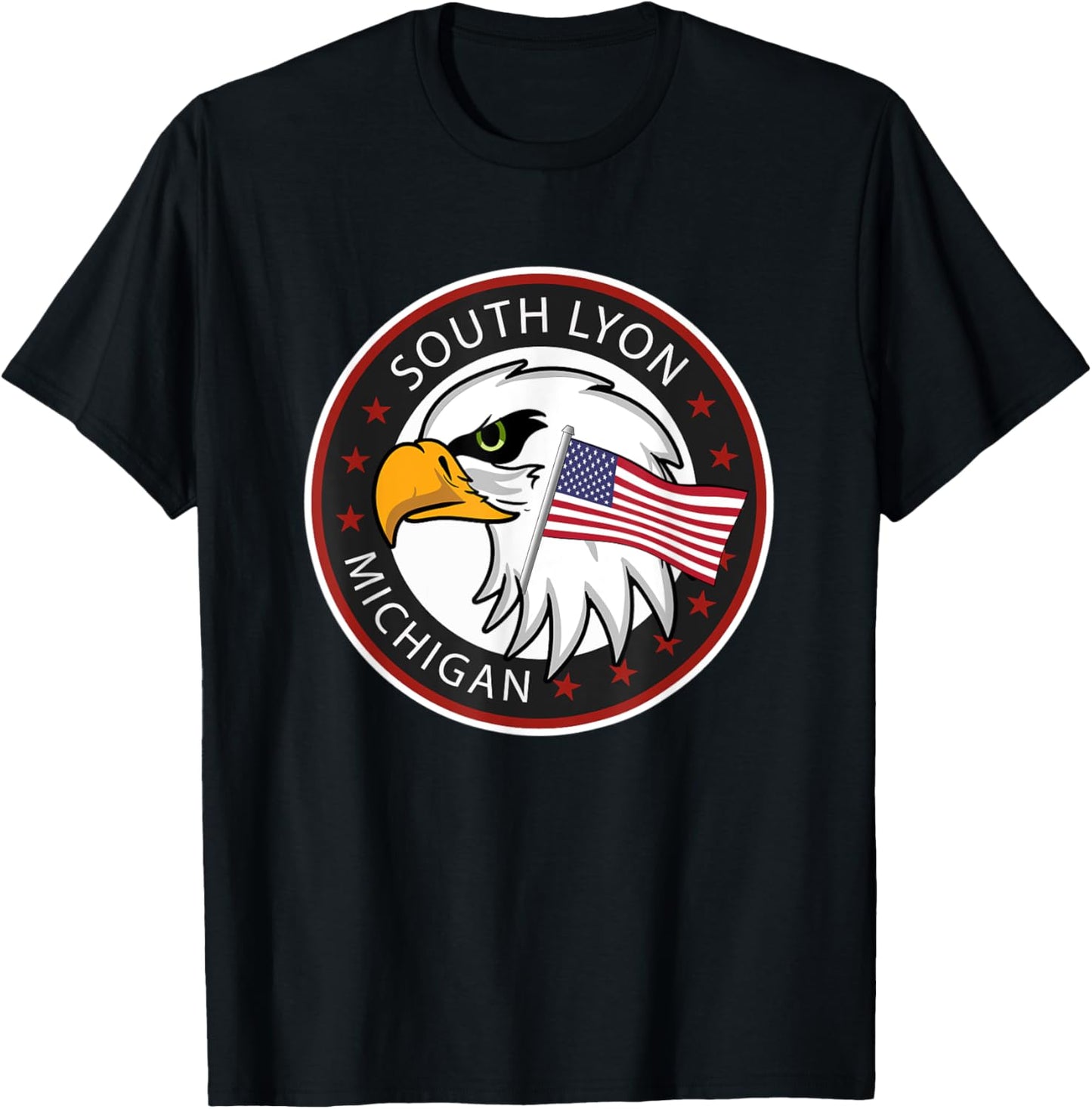 South Lyon Michigan MI T-Shirt - T-Shirt | Black
