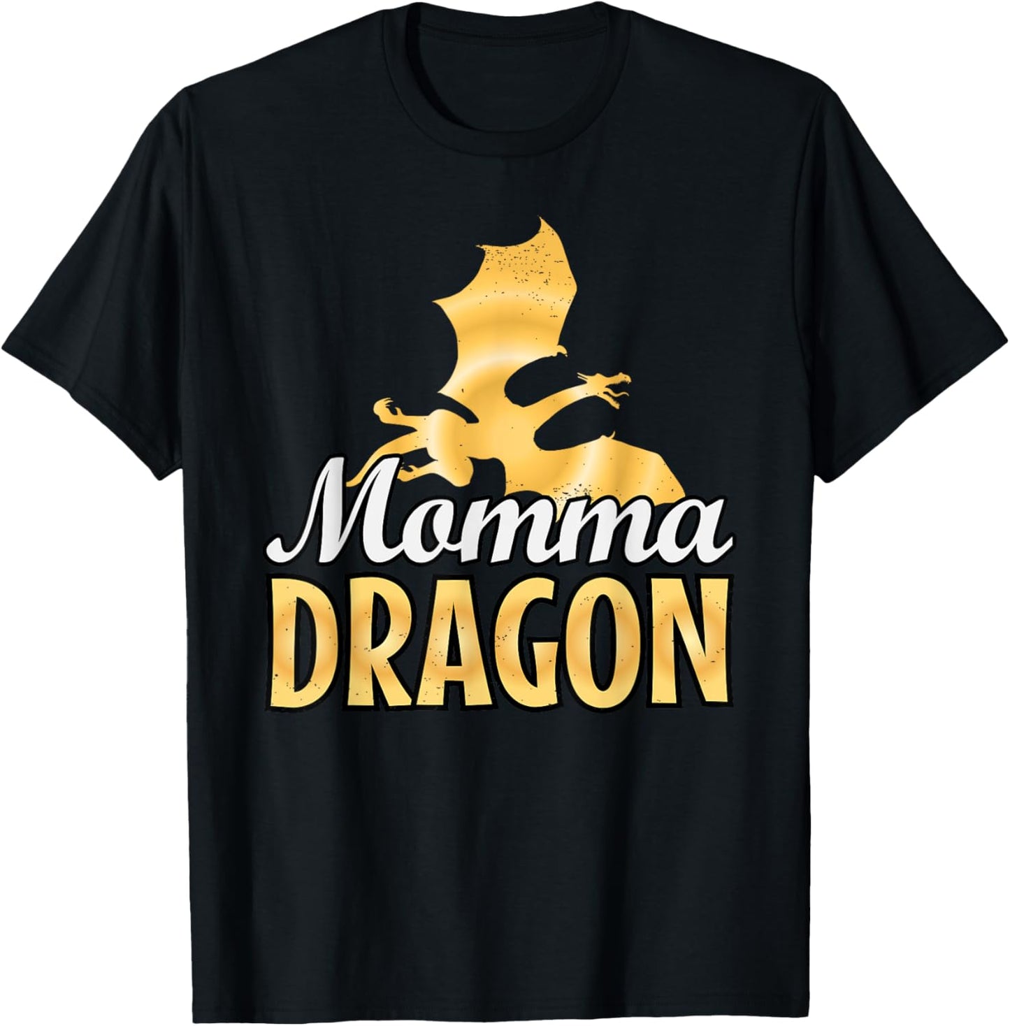 Momma Dragon Lover Mother's Day T-Shirt - T-Shirt | Black