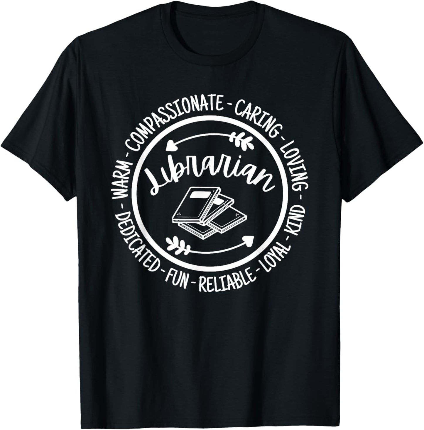 Librarian Life Library Book Lover Funny T-Shirt - T-Shirt | Black