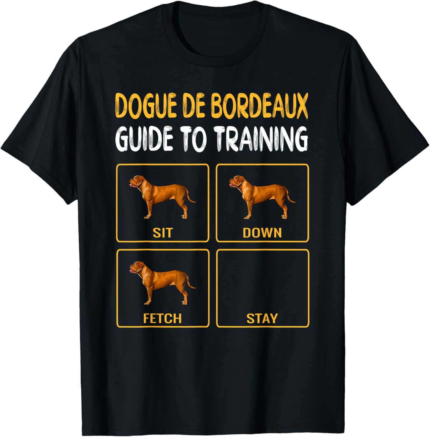 Dogues de Bordeaux Guide To Training Dog Obedience Women Kids T-Shirt - T-Shirt | Black