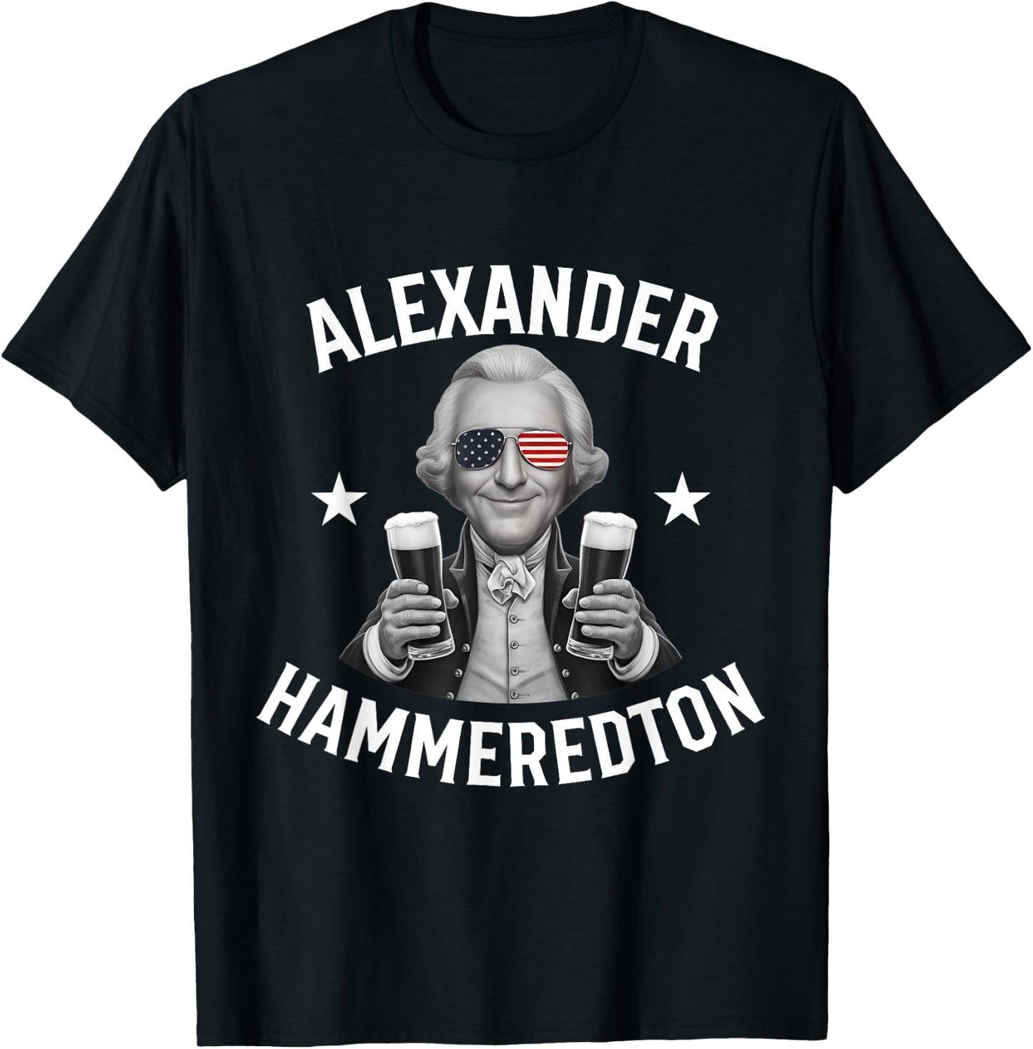 Alexander Hammeredton Funny Alexander Hammeredton Patriotic Men T-Shirt - T-Shirt | Black