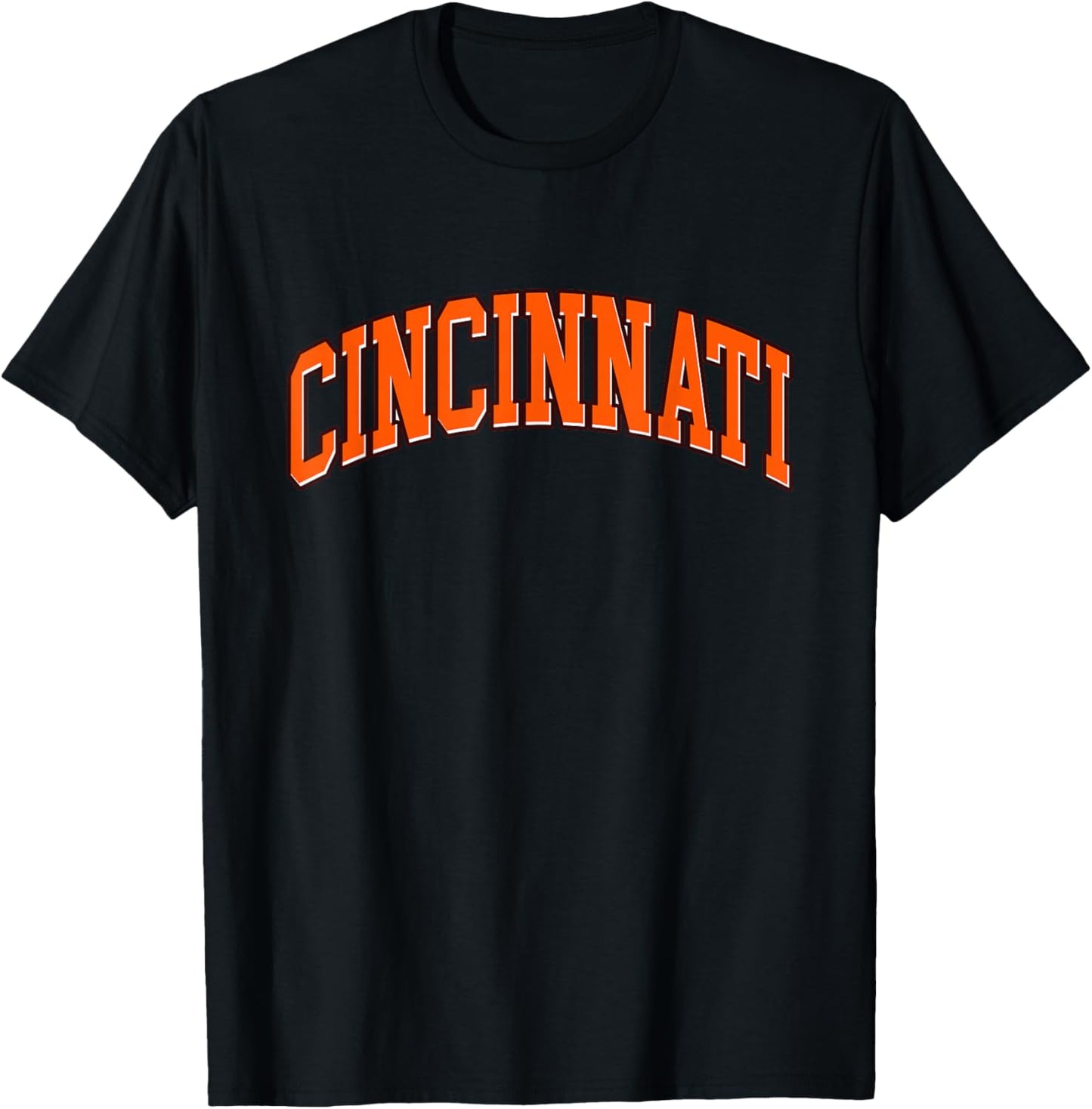 Cincinnati Hometown Pride - Throwback Design Print - Classic T-Shirt - T-Shirt | Black