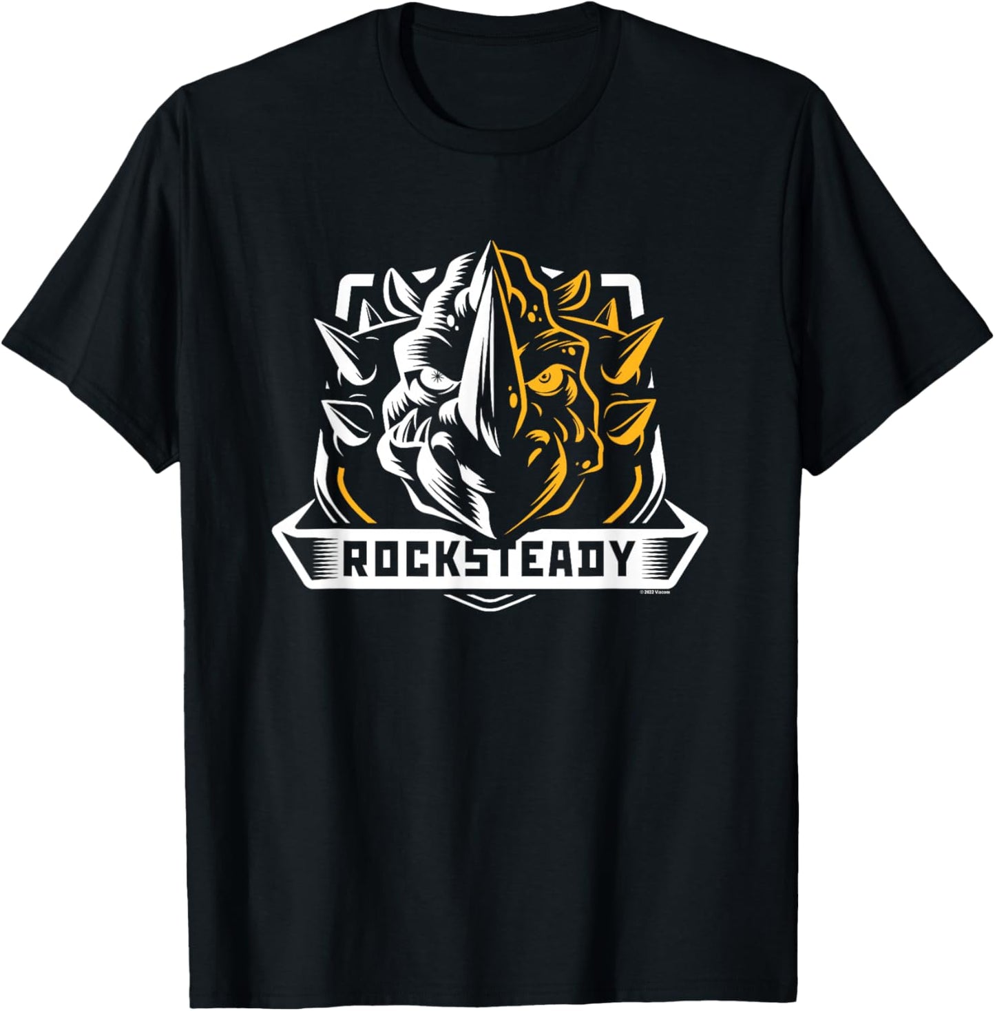 Teenage Mutant Ninja Turtles Rocksteady T-Shirt - T-Shirt | Black