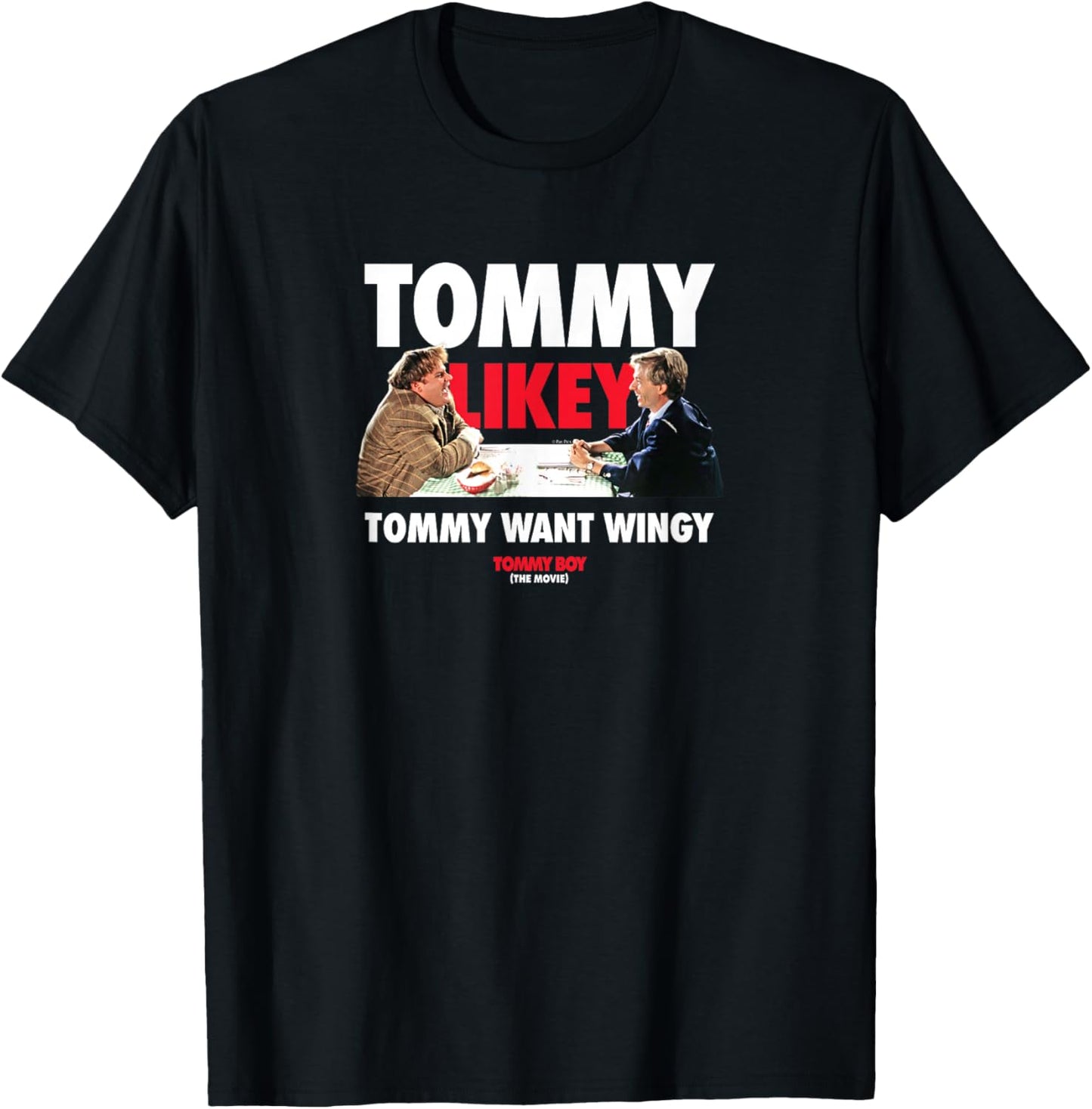 Tommy Boy - Tommy Likey T-Shirt - T-Shirt | Black
