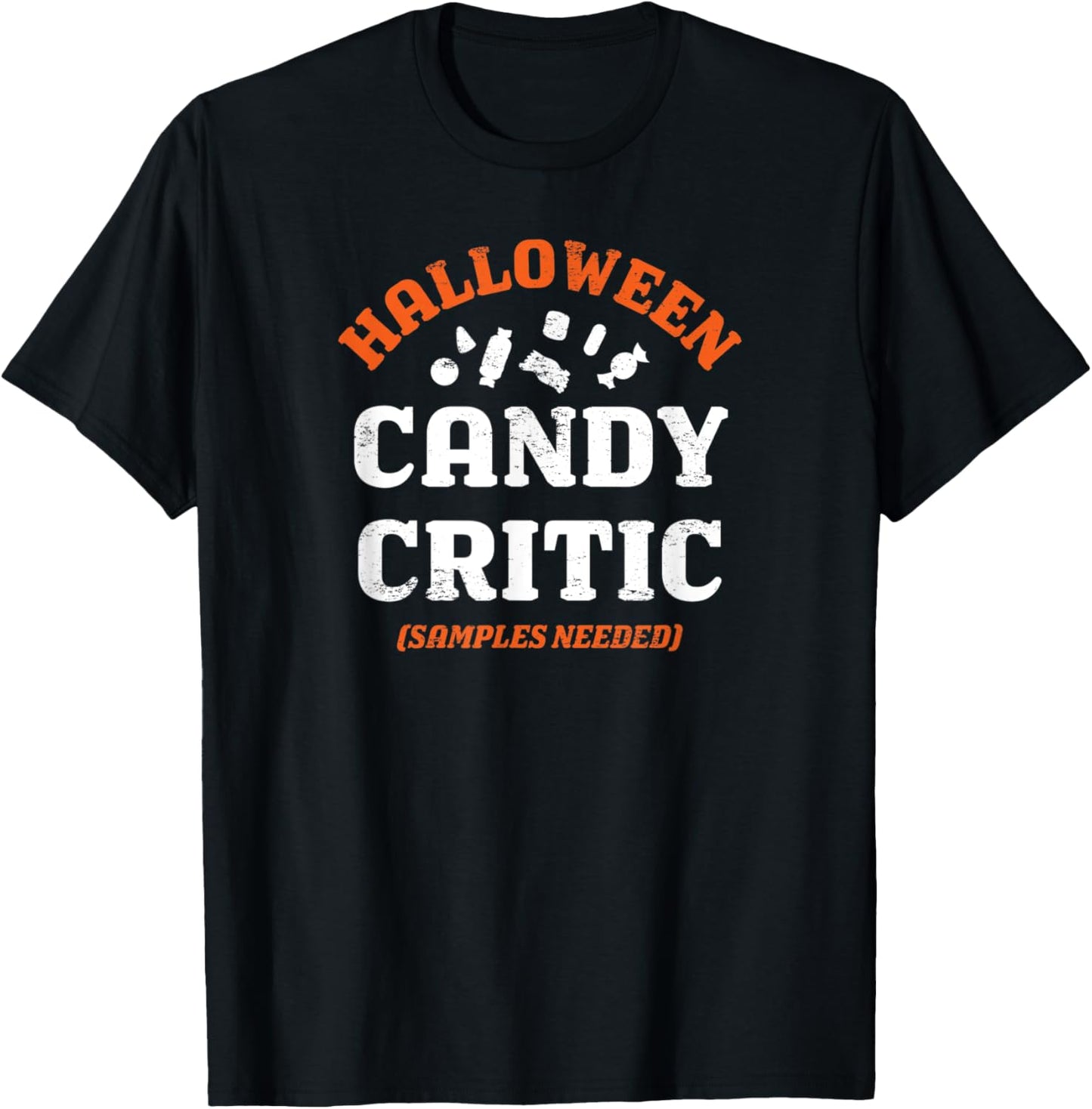 Funny Halloween Candy Critic Trick or Treating Treat Tester T-Shirt - T-Shirt | Black