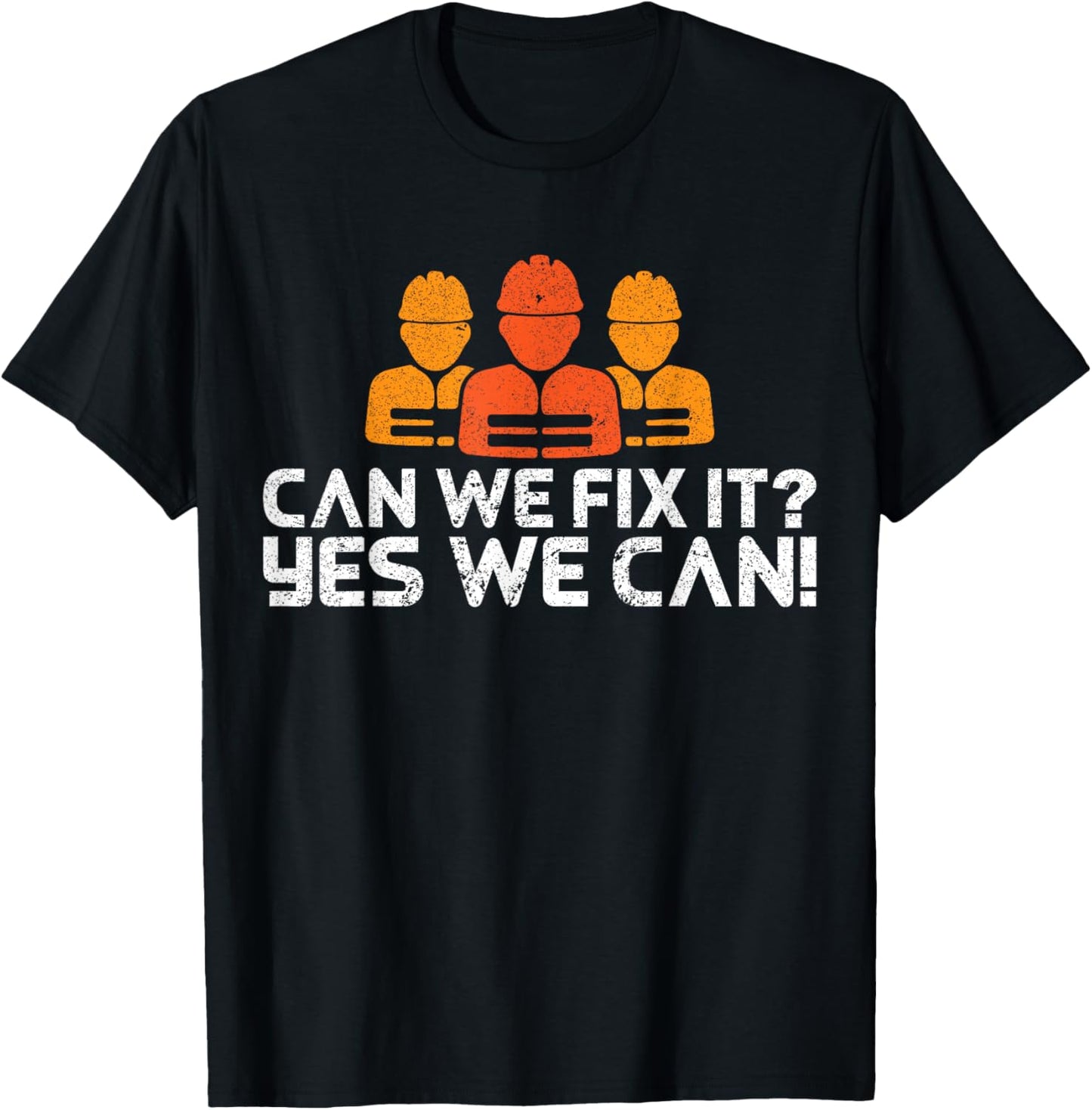 Bob Builder I Builder and Construction Worker T-Shirt - T-Shirt | Black