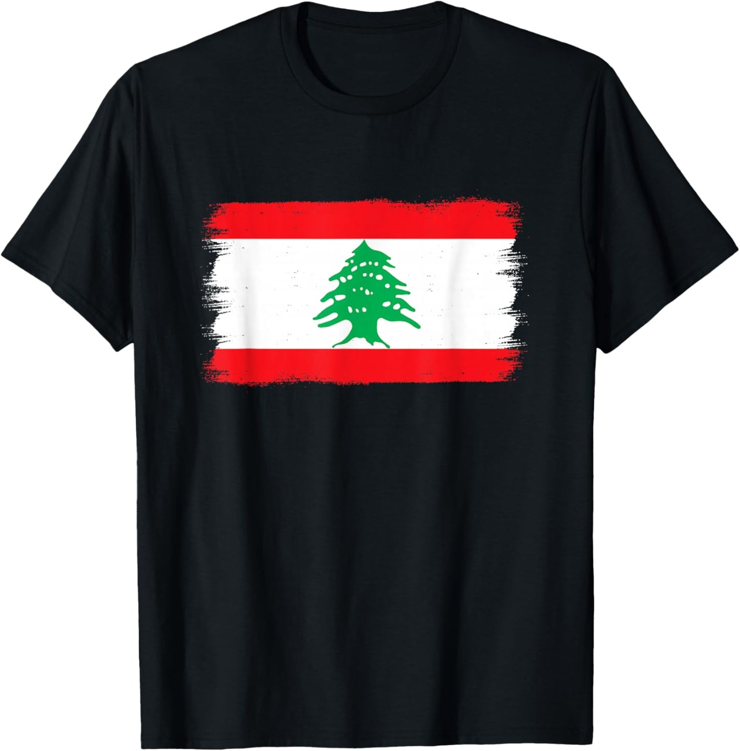 Lebanese Flag Lebanon T-Shirt - T-Shirt | Black